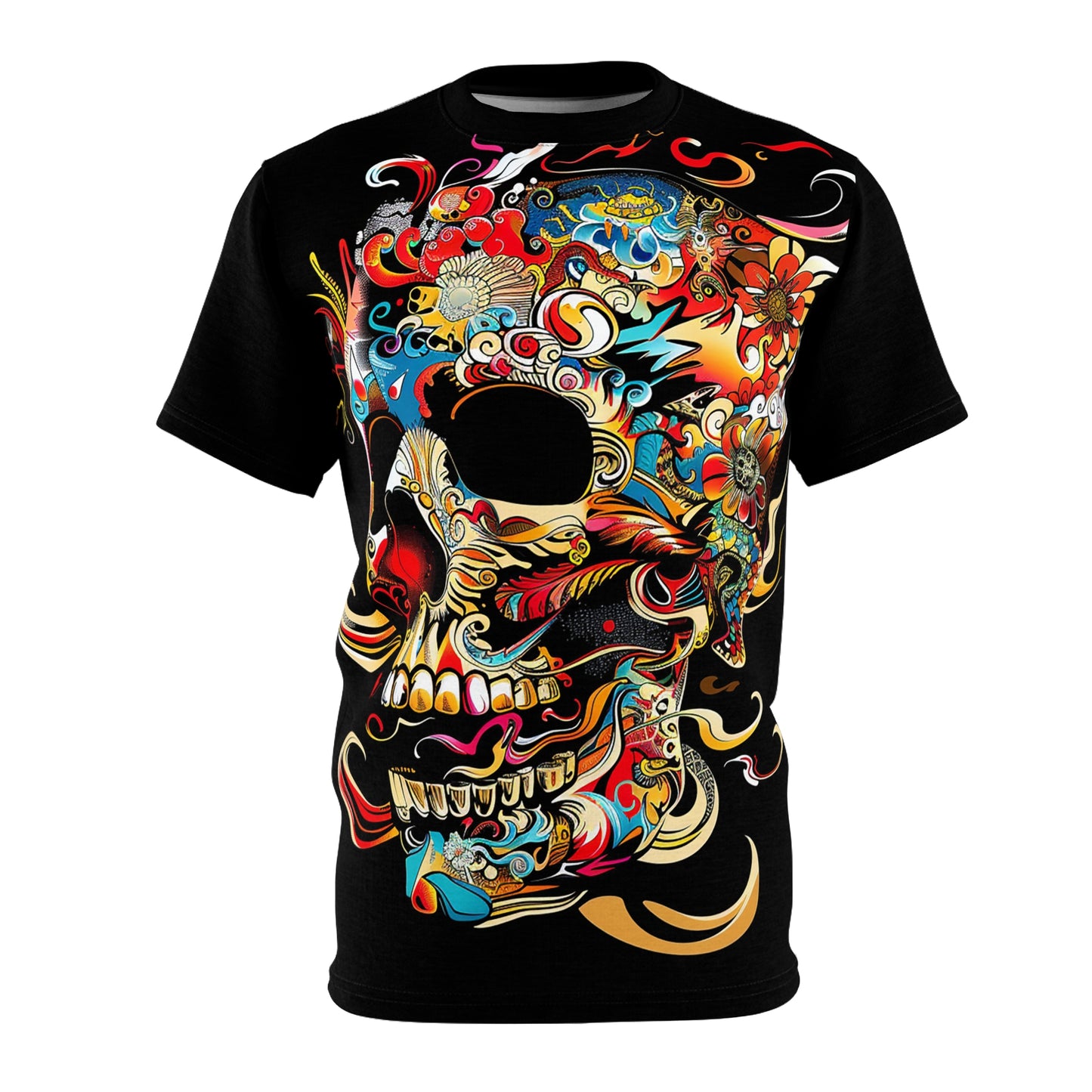 Kaleidoscopic Skull Graphic Tee