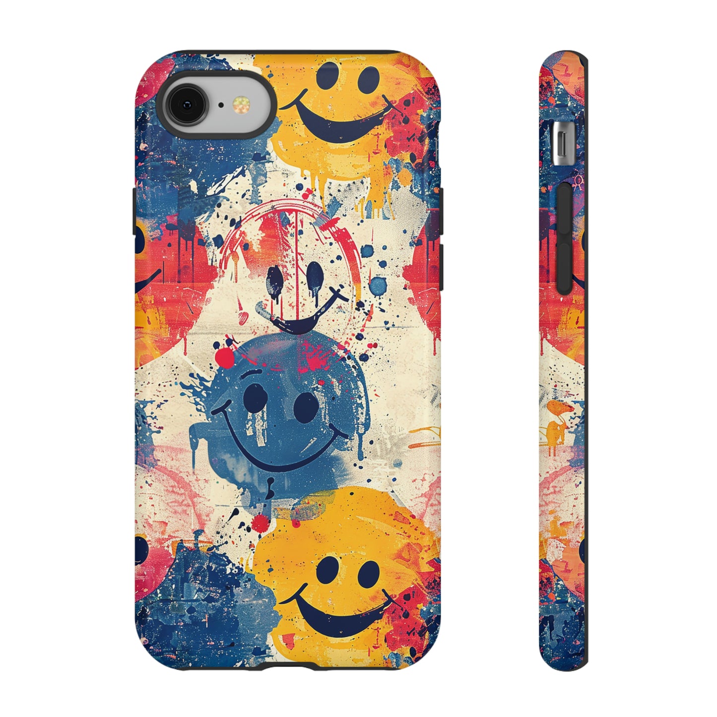 Tough Phone Case Happy Face