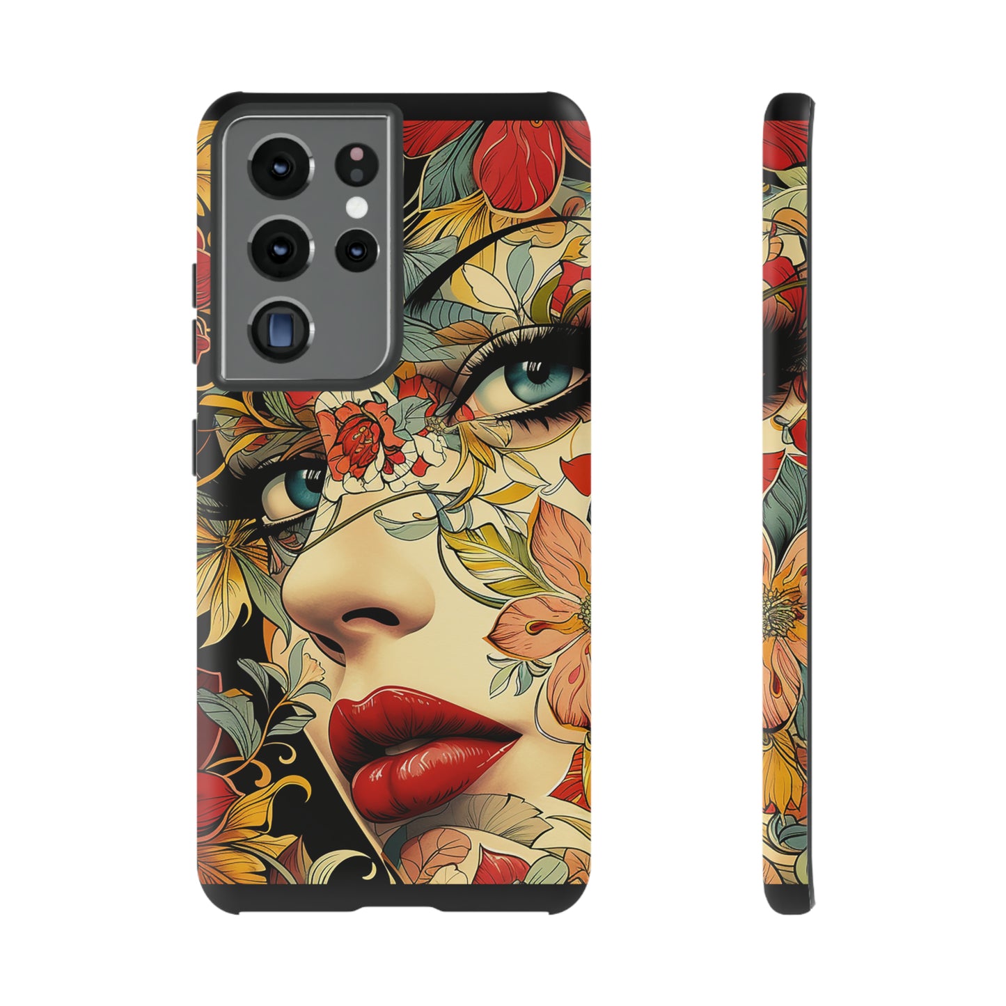 Tough Phone Case Lady Red