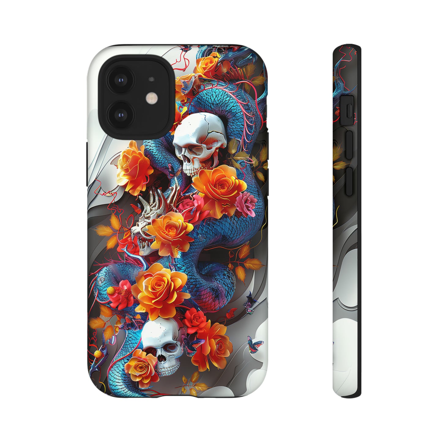 Tough Phone Case Skull 02