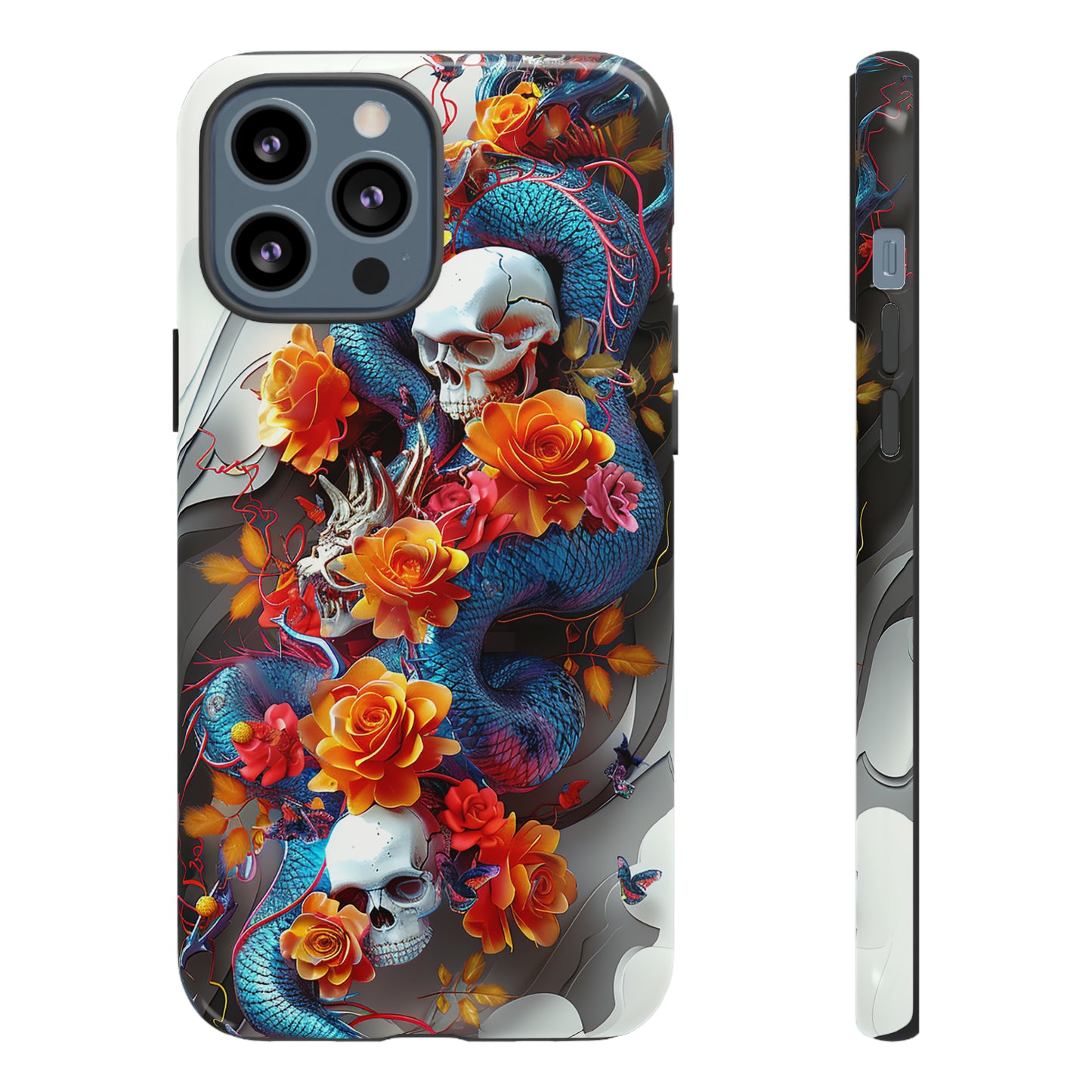 Tough Phone Case Skull 02