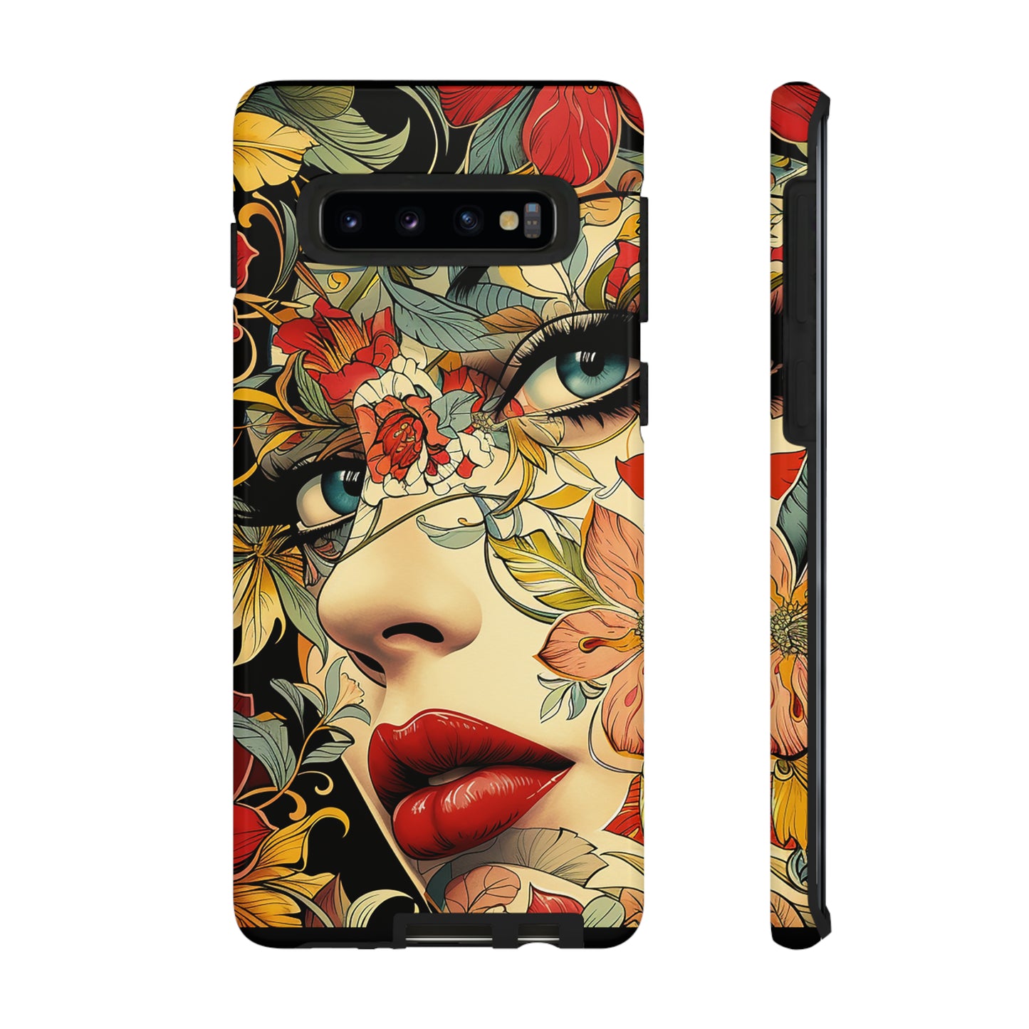 Tough Phone Case Lady Red