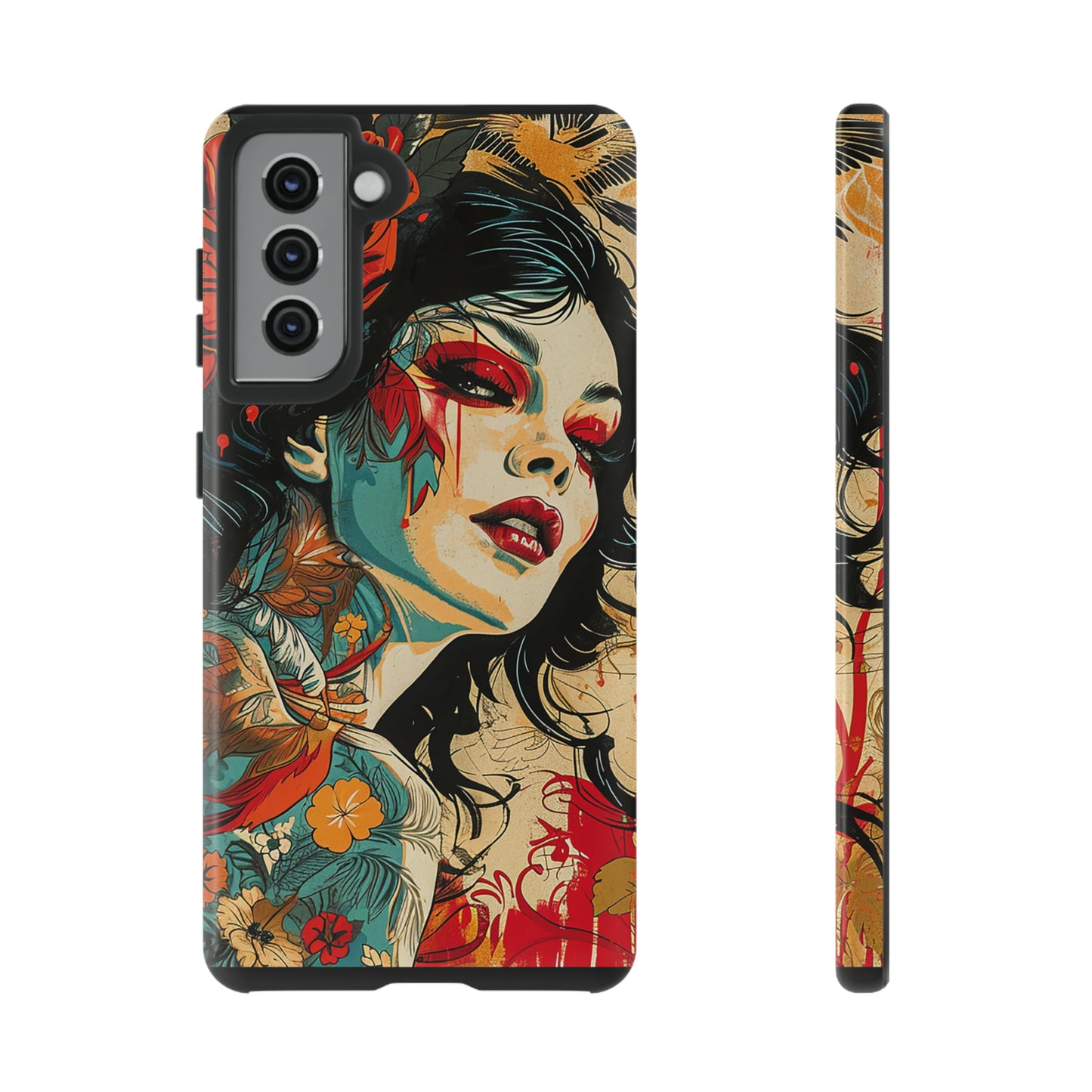 Tough Phone Case Lady 01