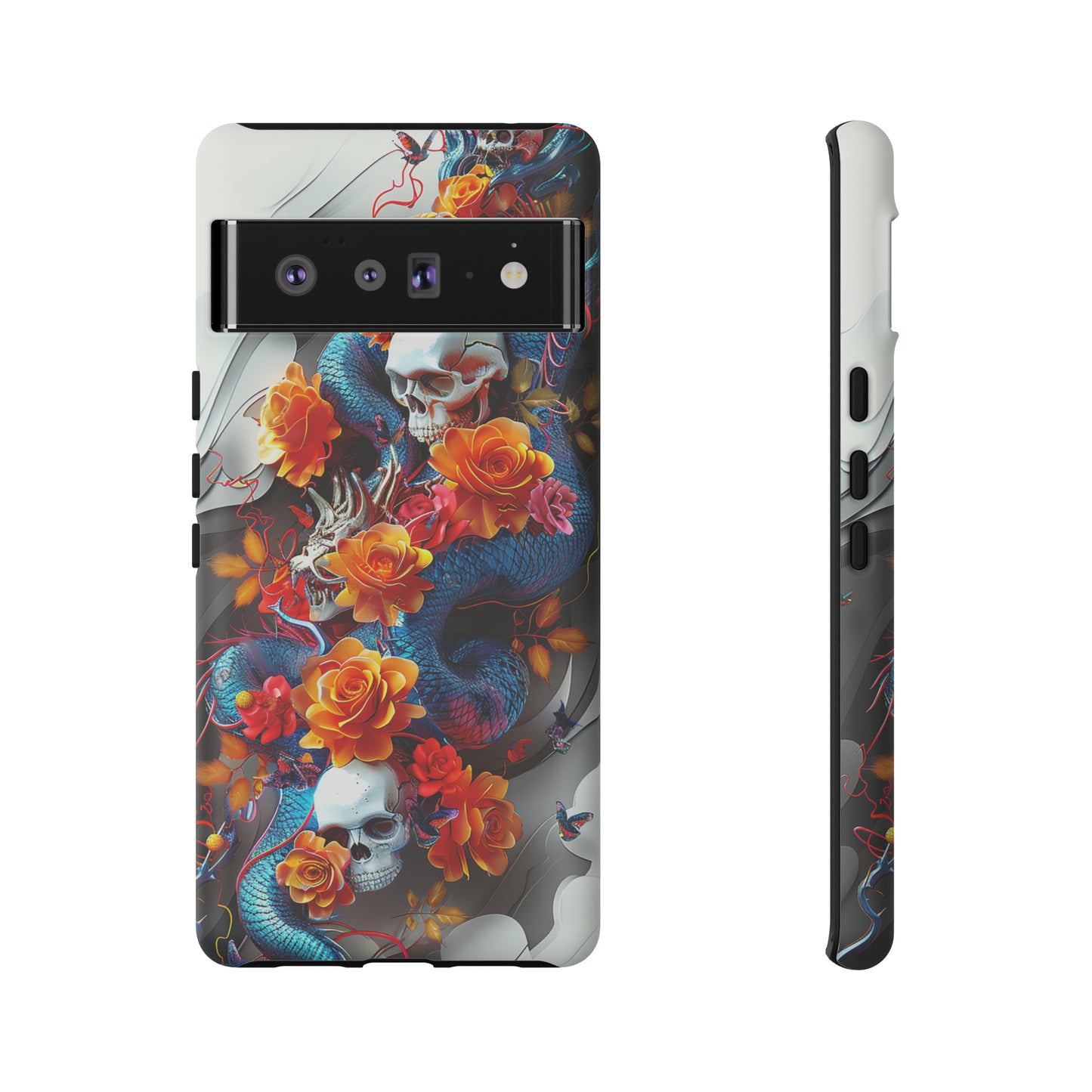 Tough Phone Case Skull 02