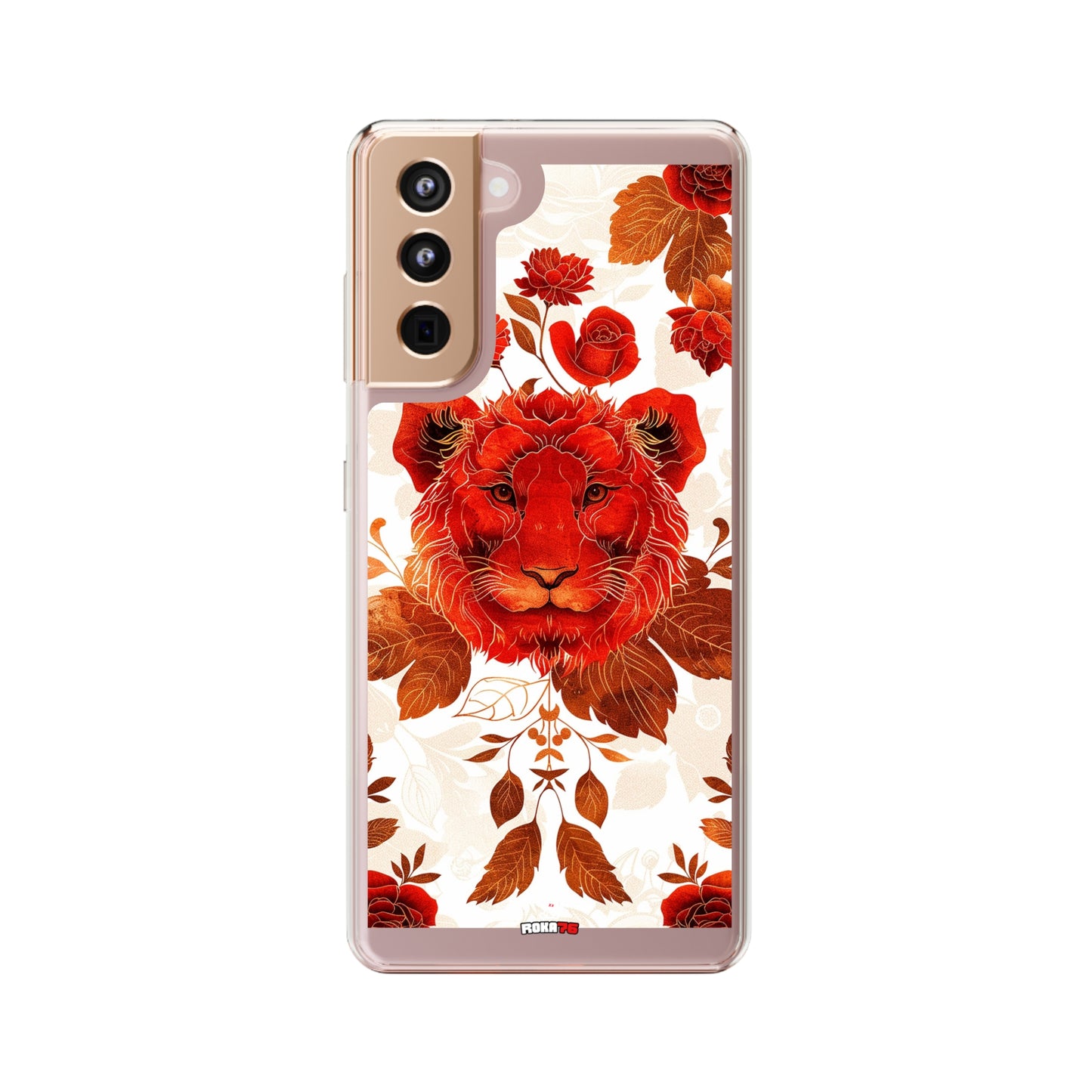 Clear Phone Cases Red Lion