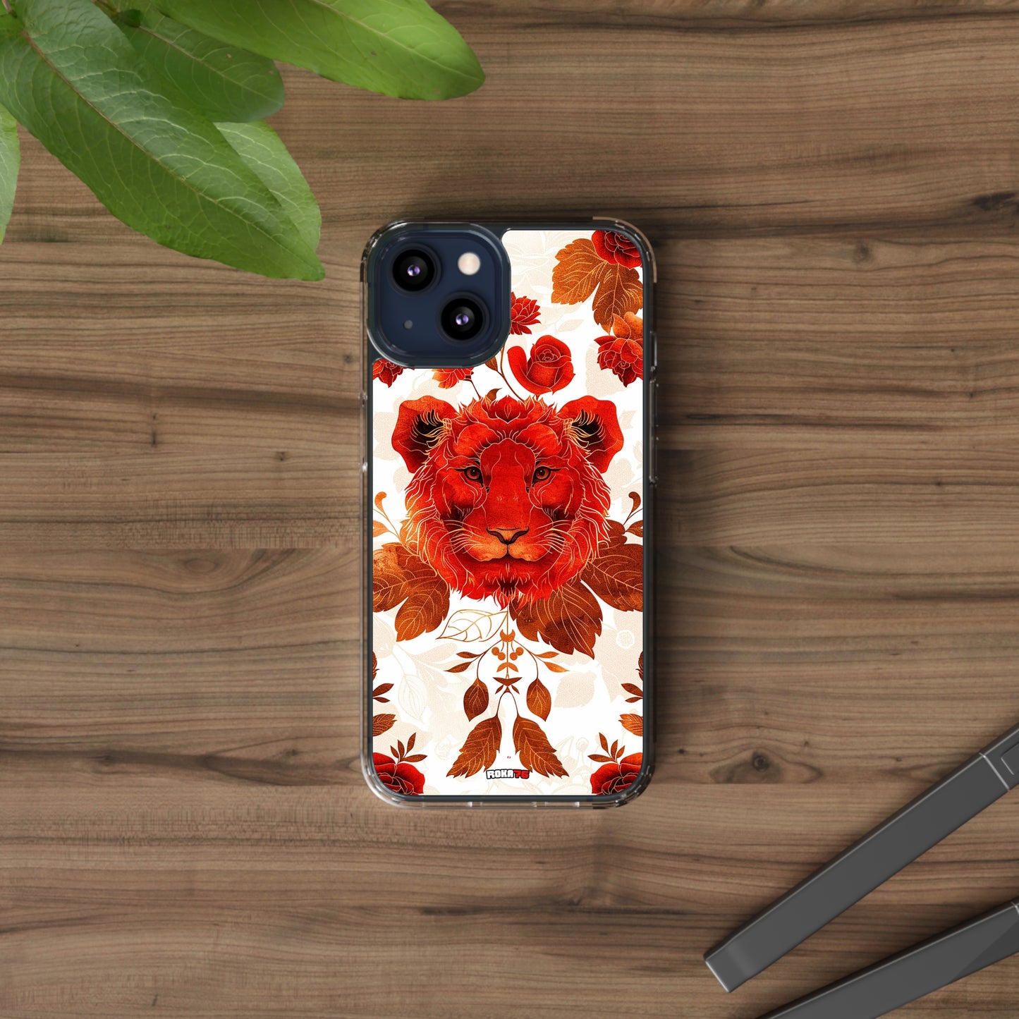 Clear Phone Cases Red Lion