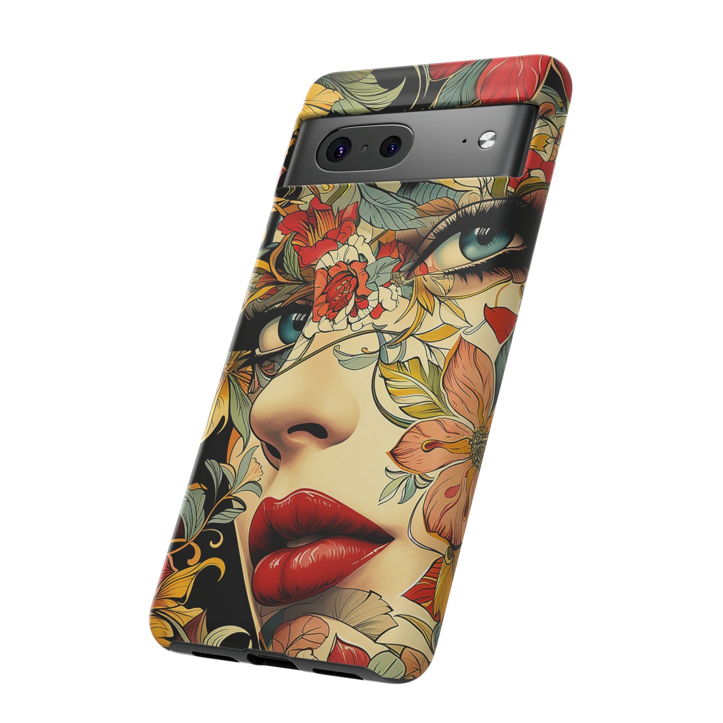 Tough Phone Case Lady Red