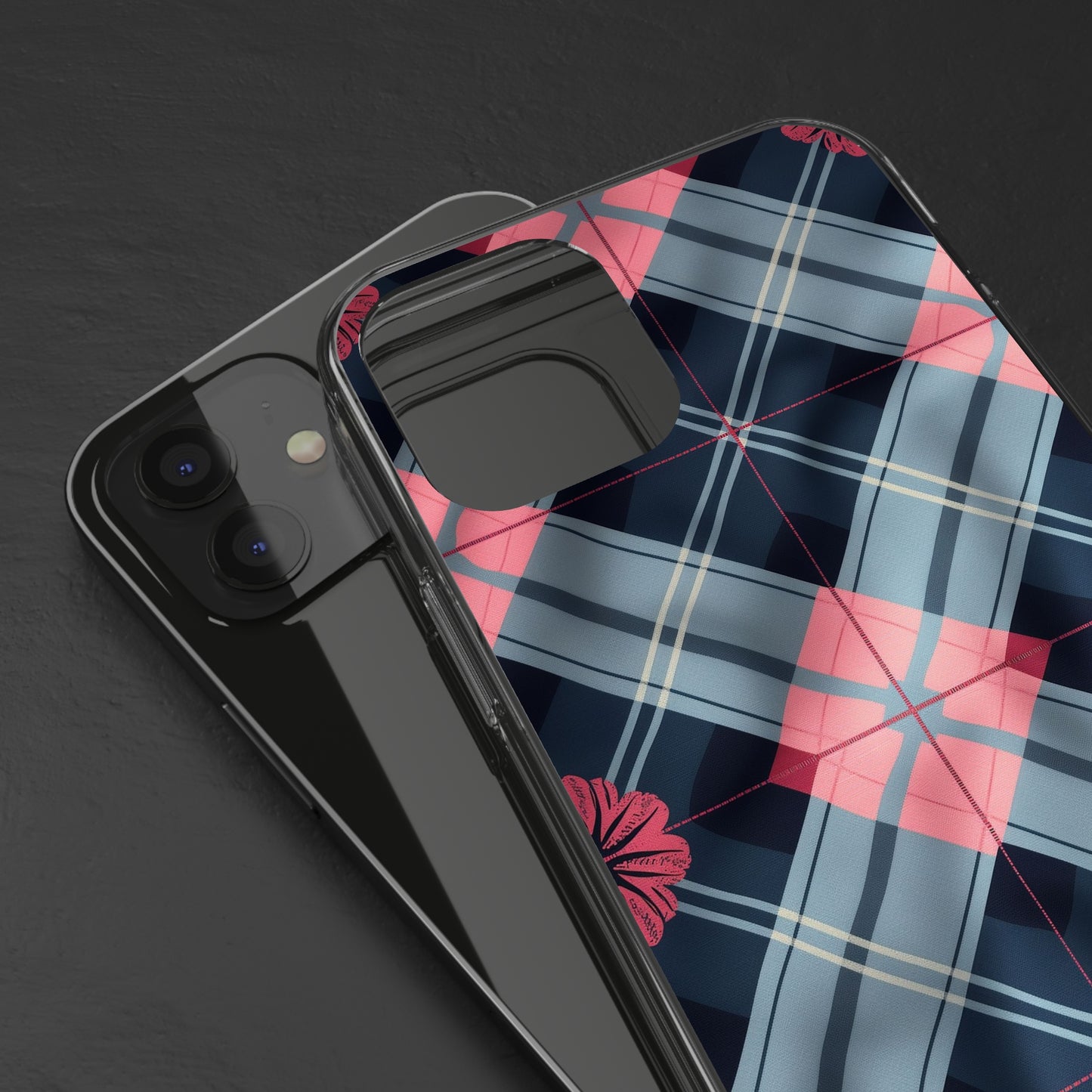 Clear Phone Cases Flowers Design