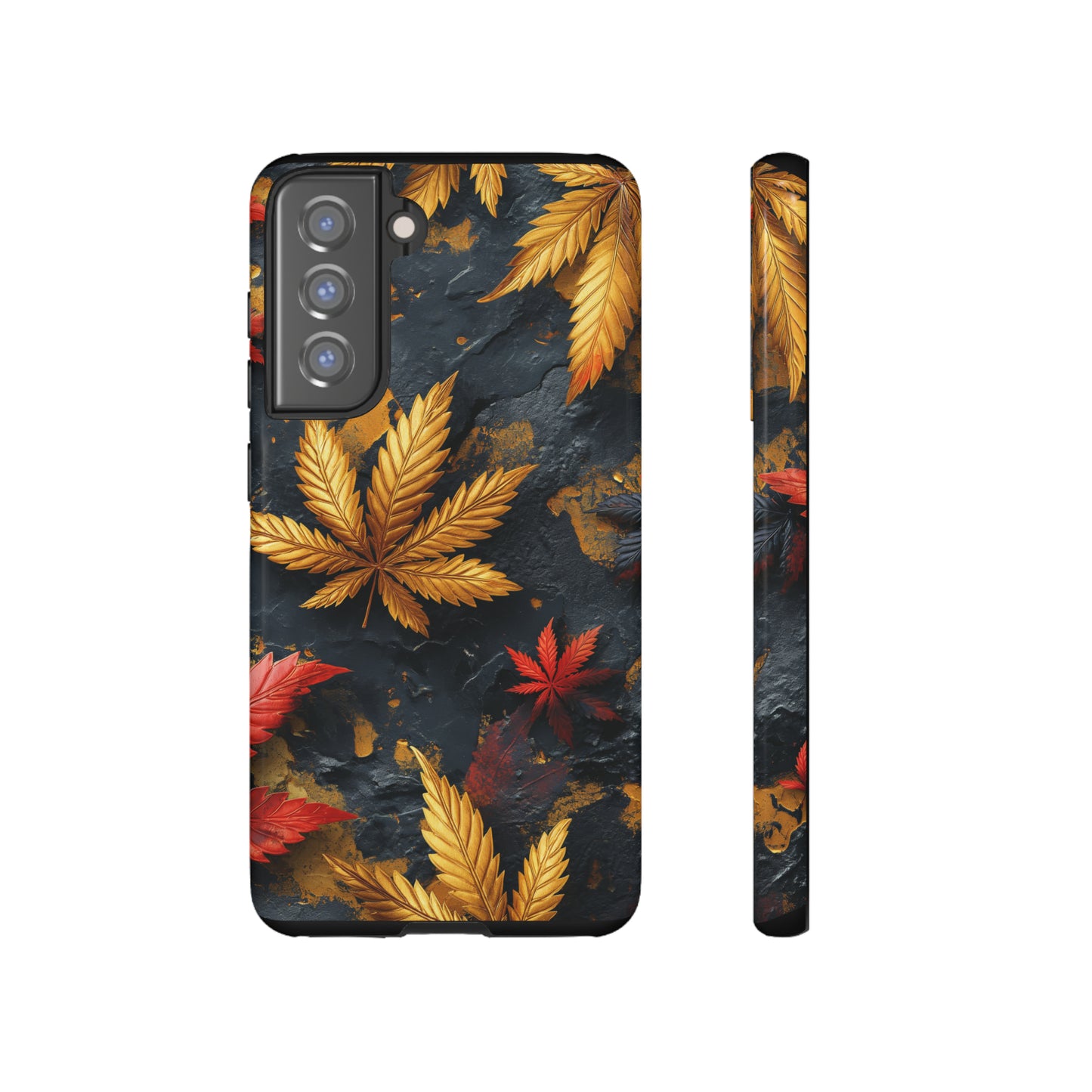 Tough Phone Case Cannabis Gold