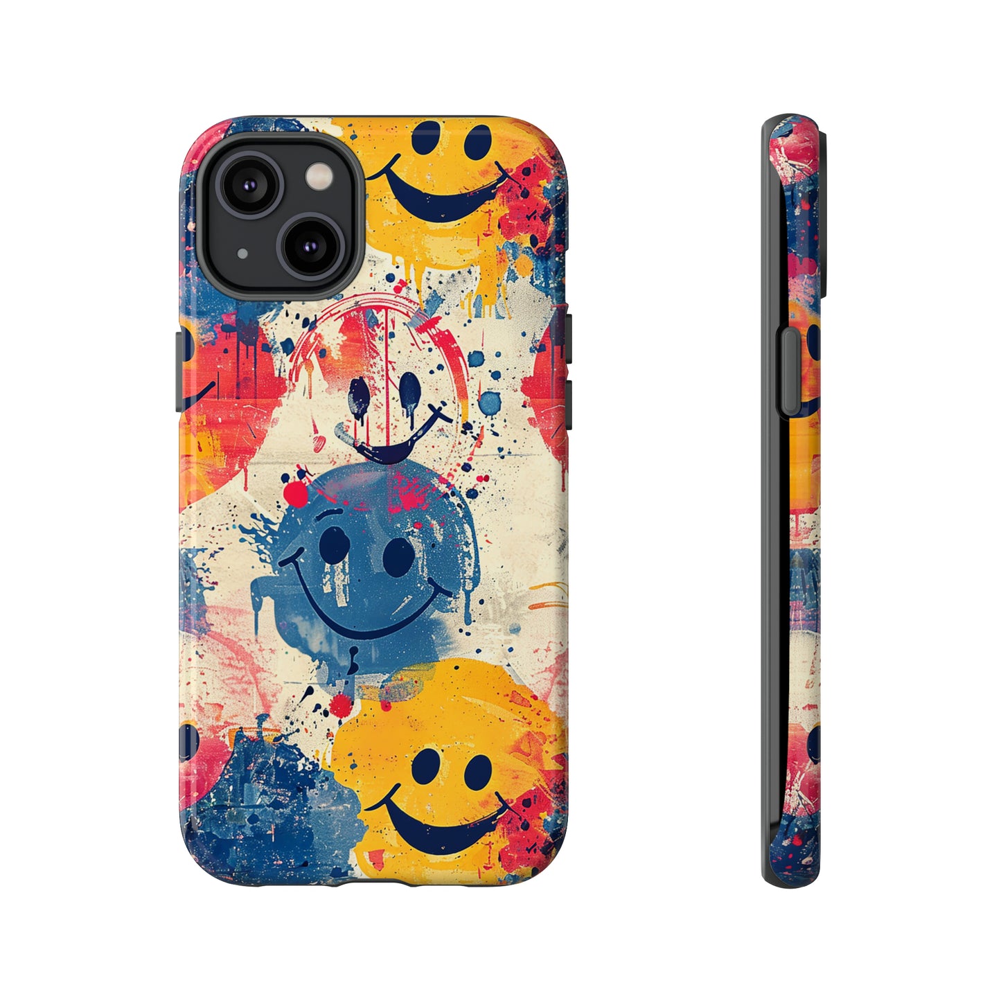 Tough Phone Case Happy Face