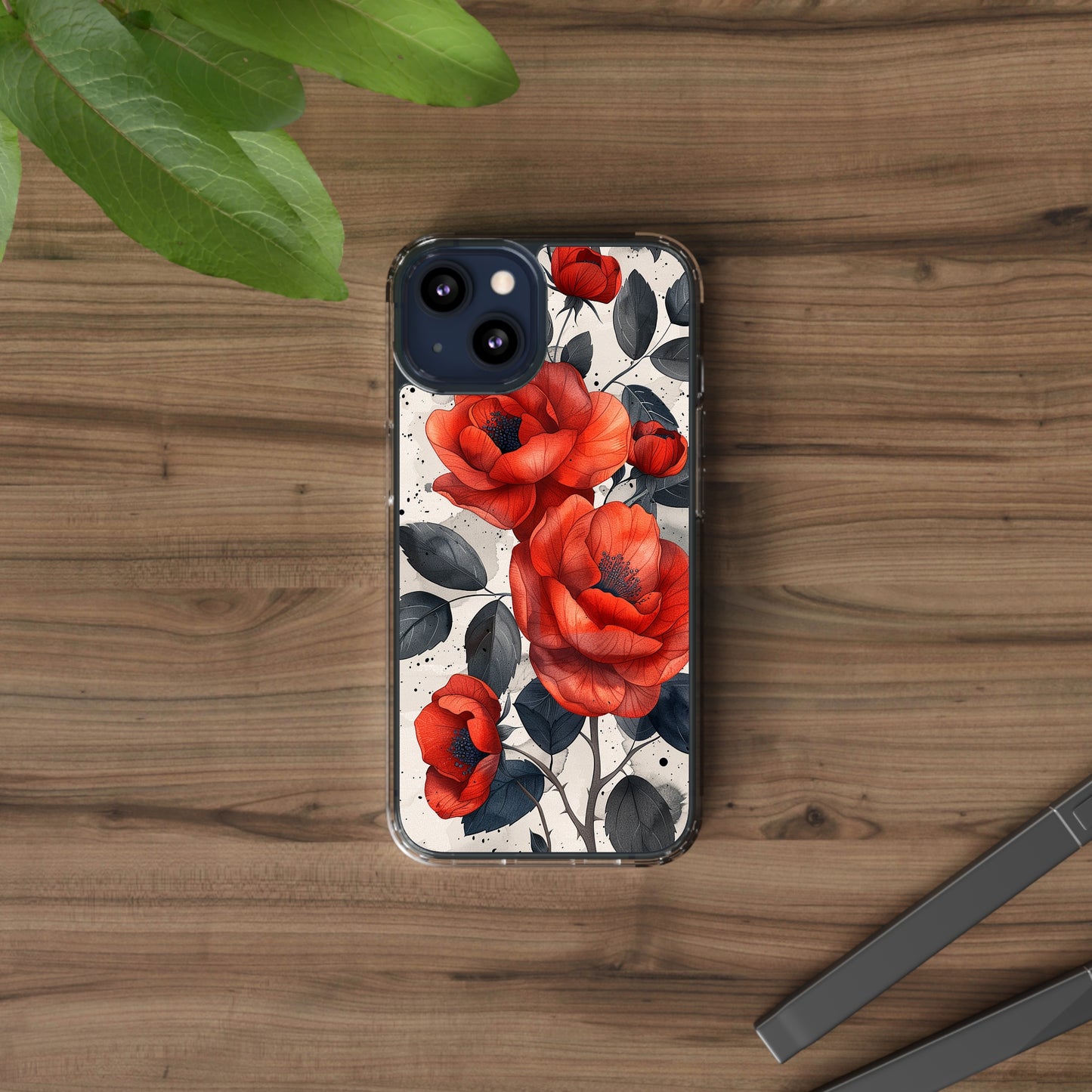 Clear Phone Cases Floral