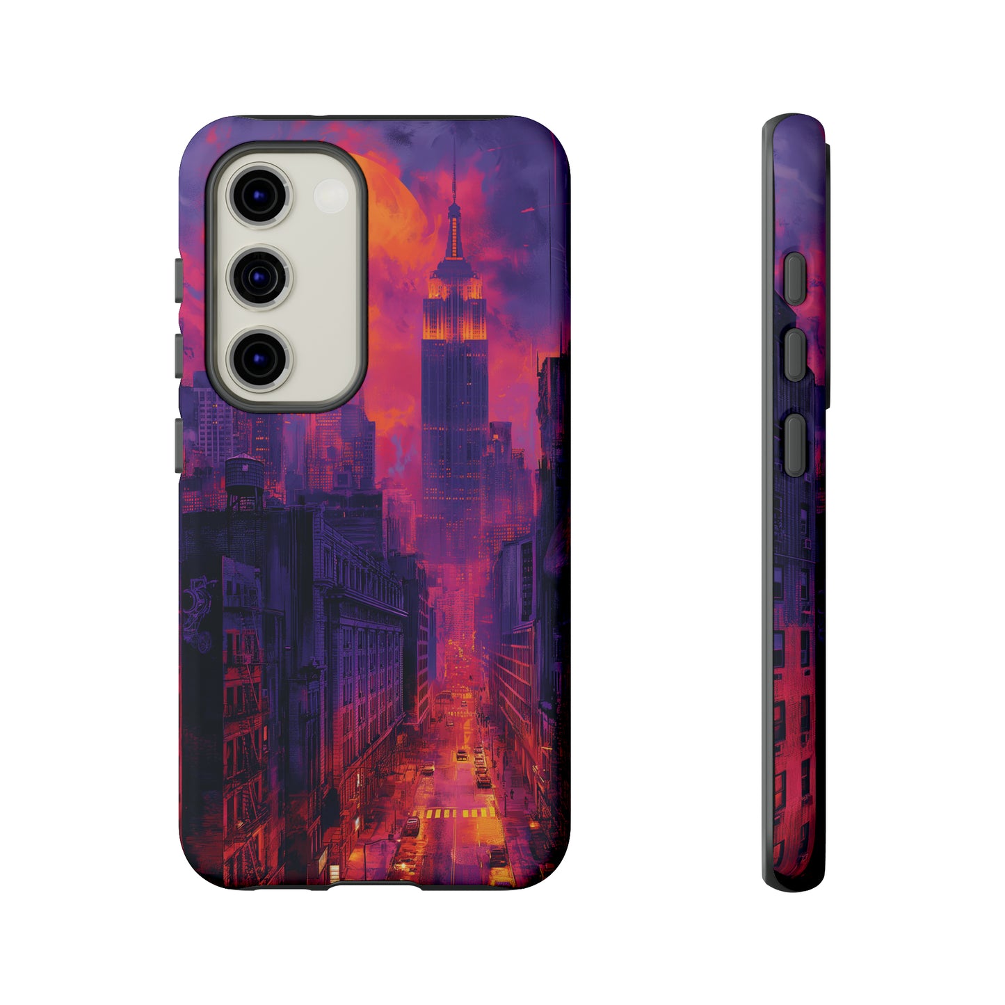 Tough Phone Case New York City Purple Haze