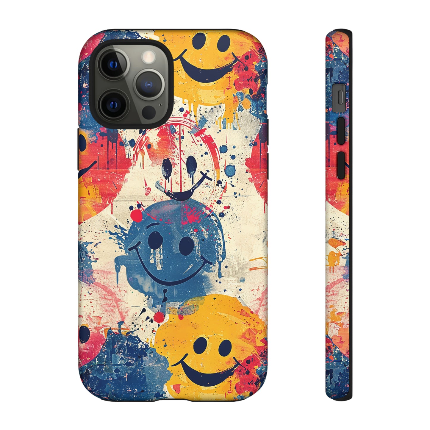 Tough Phone Case Happy Face