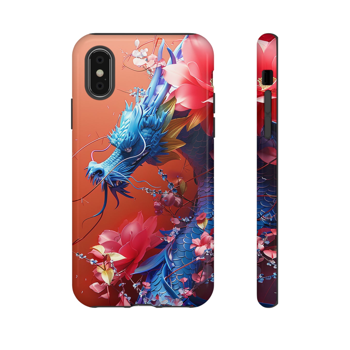 Tough Phone Cases Azure Serpent