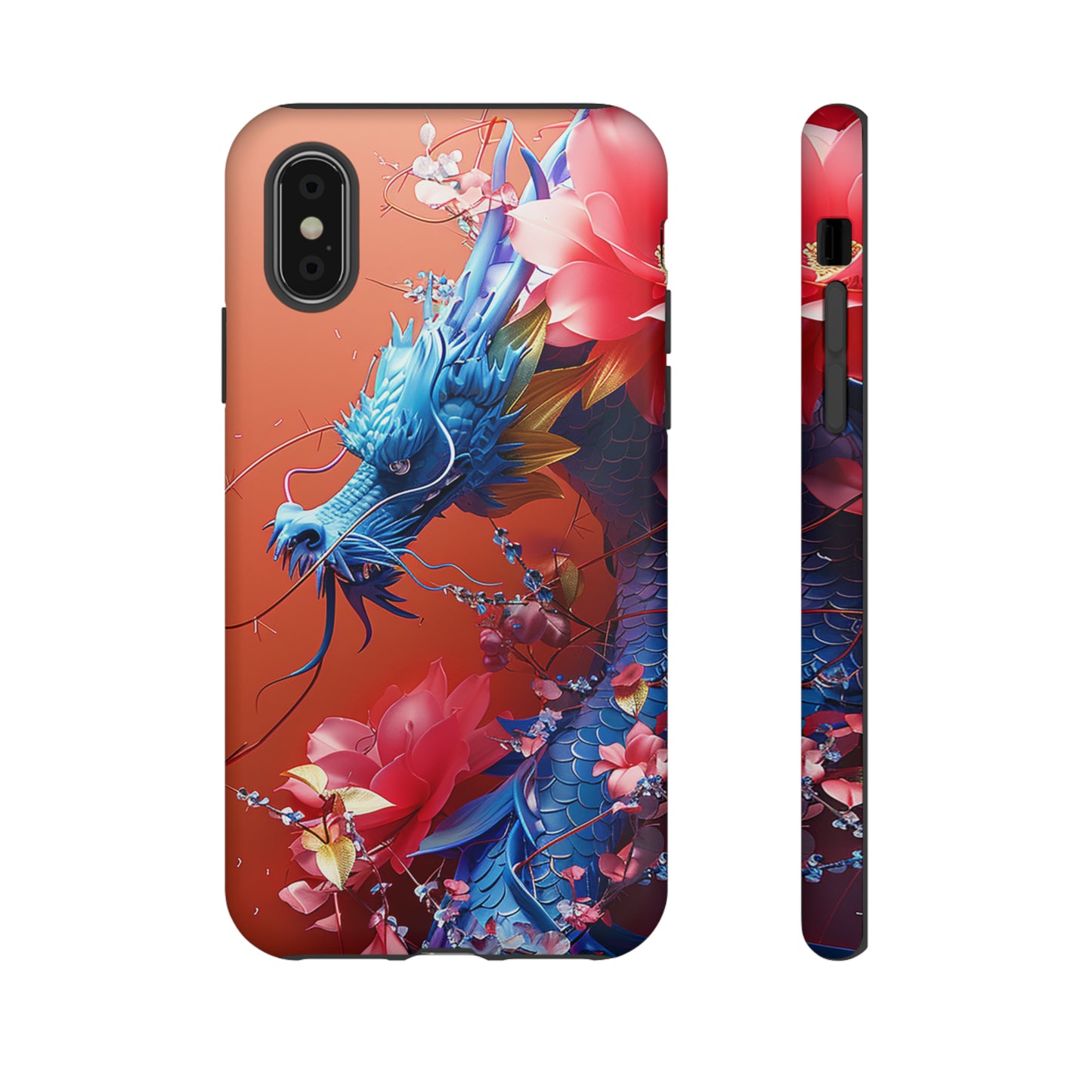 Tough Phone Cases Azure Serpent