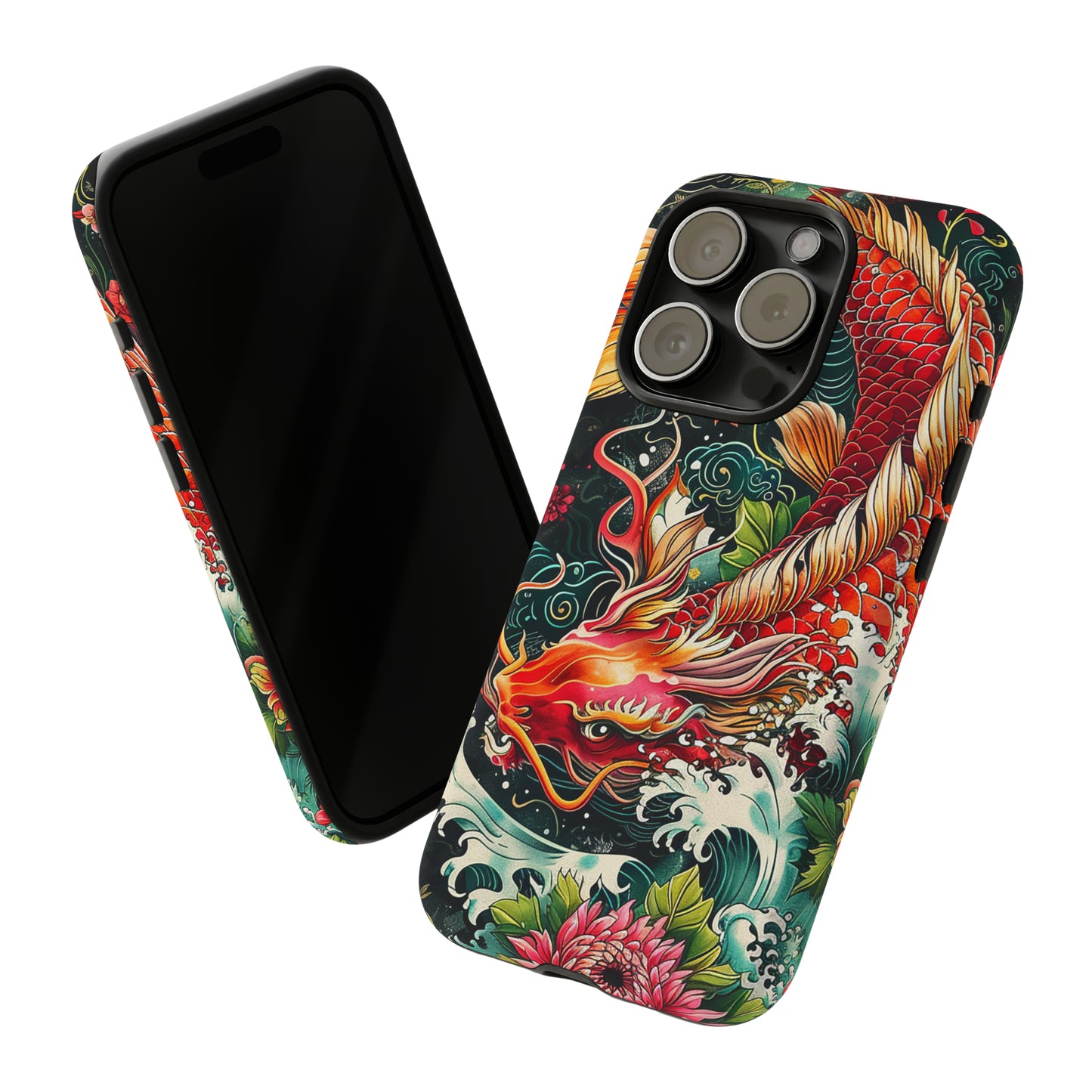 Tough Phone Case Japanese Koi Fish