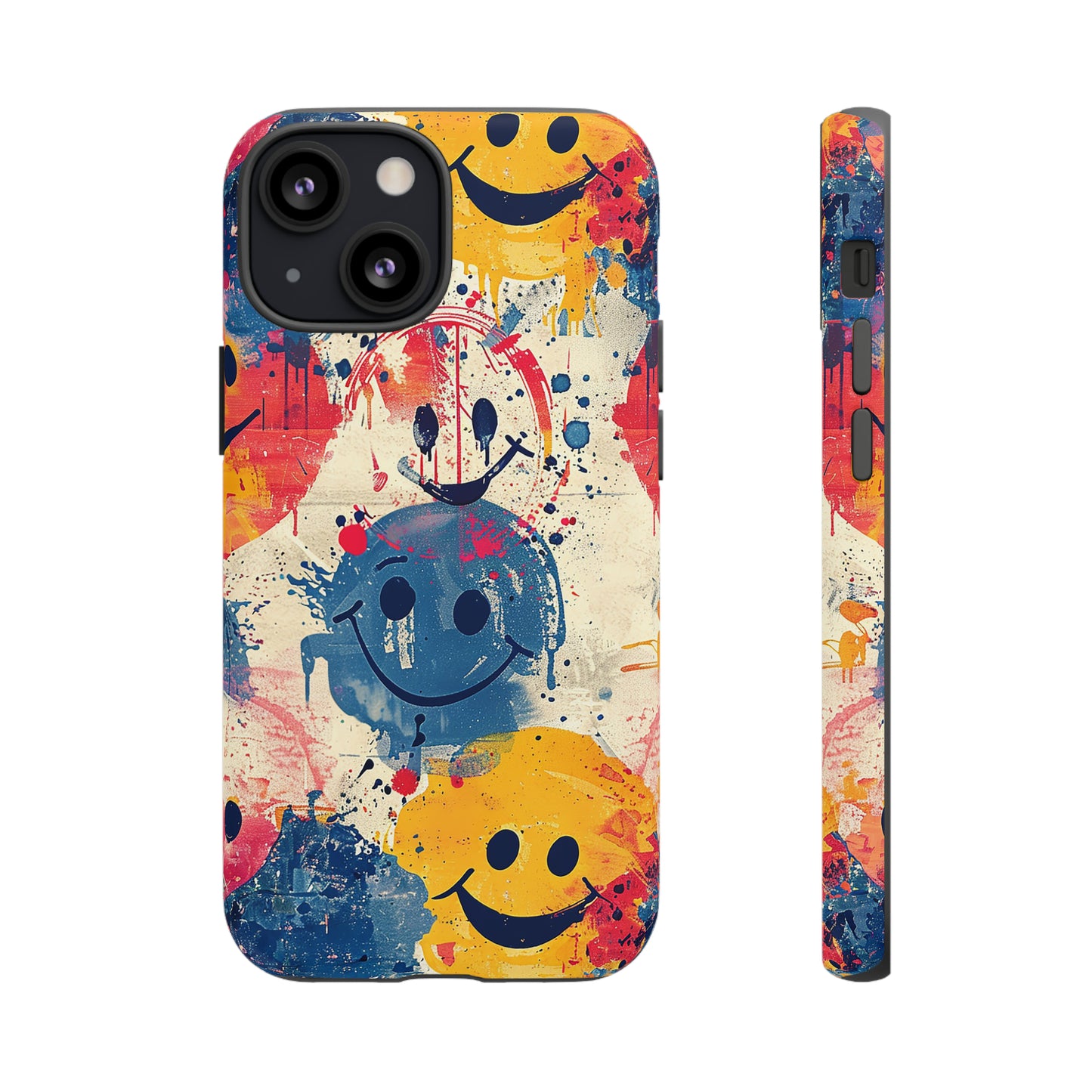 Tough Phone Case Happy Face