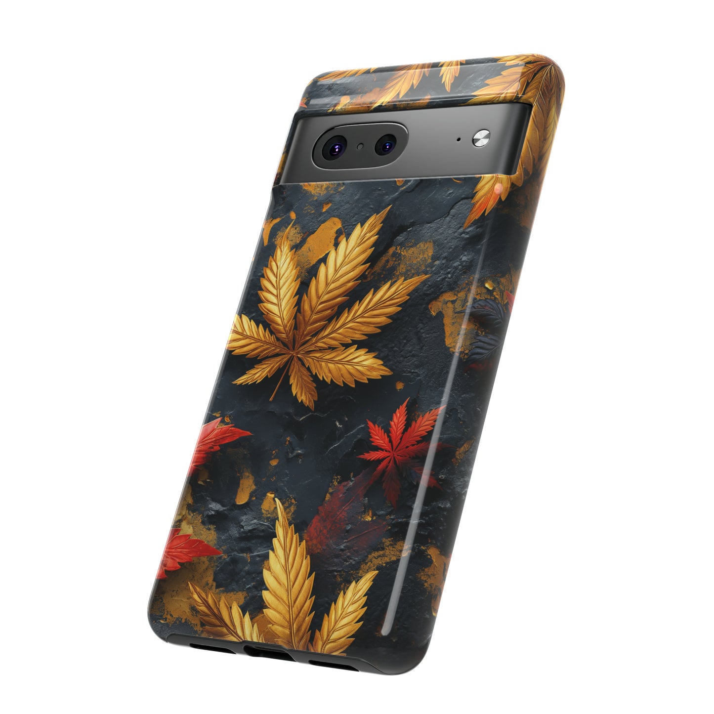 Tough Phone Case Cannabis Gold