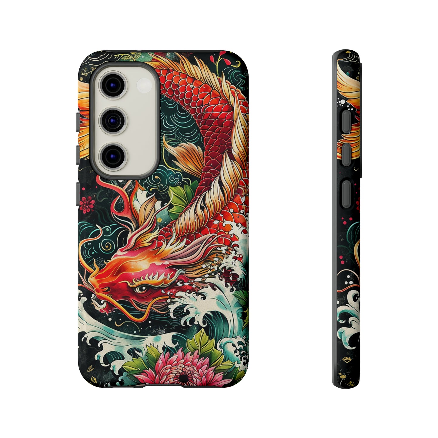 Tough Phone Case Japanese Koi Fish