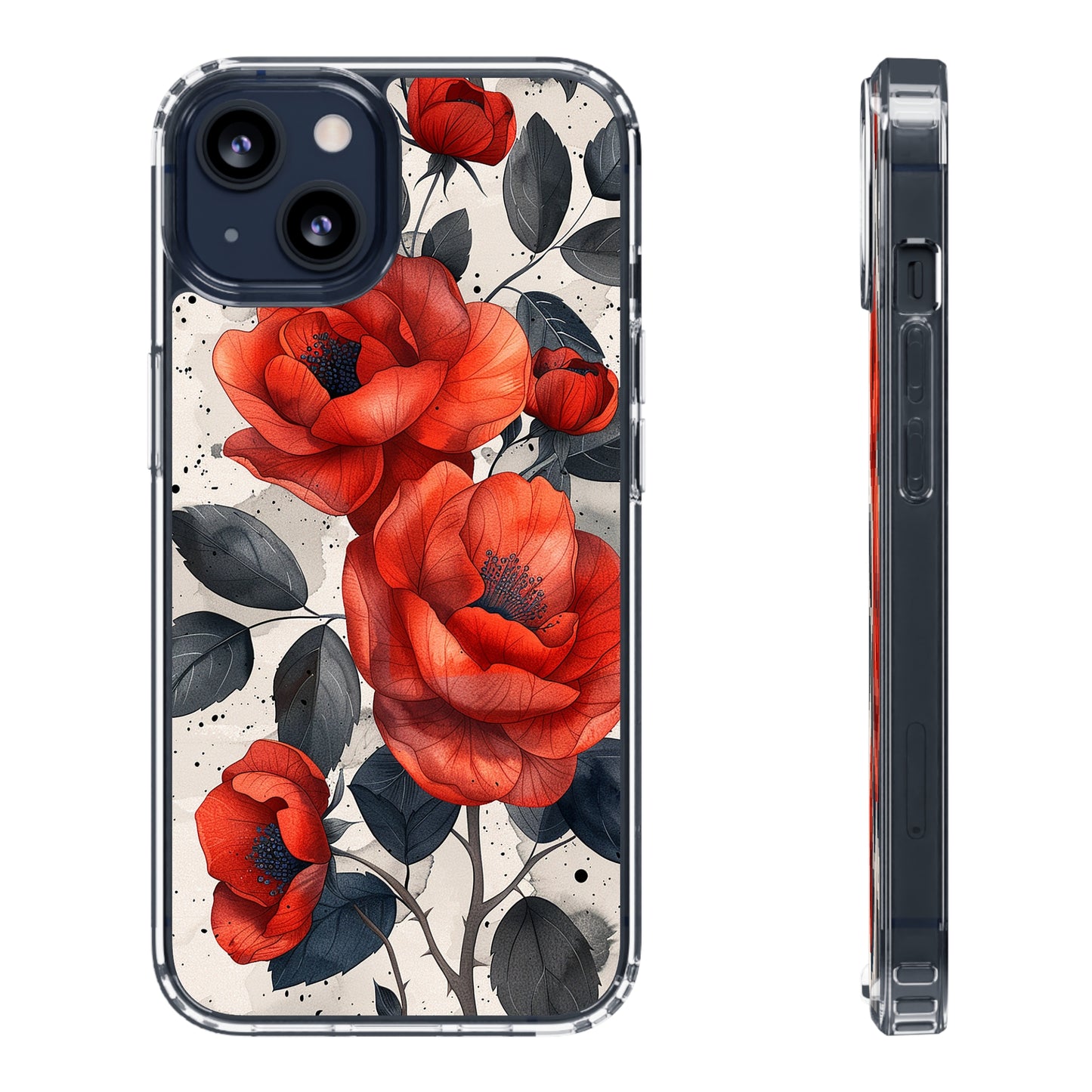 Clear Phone Cases Floral