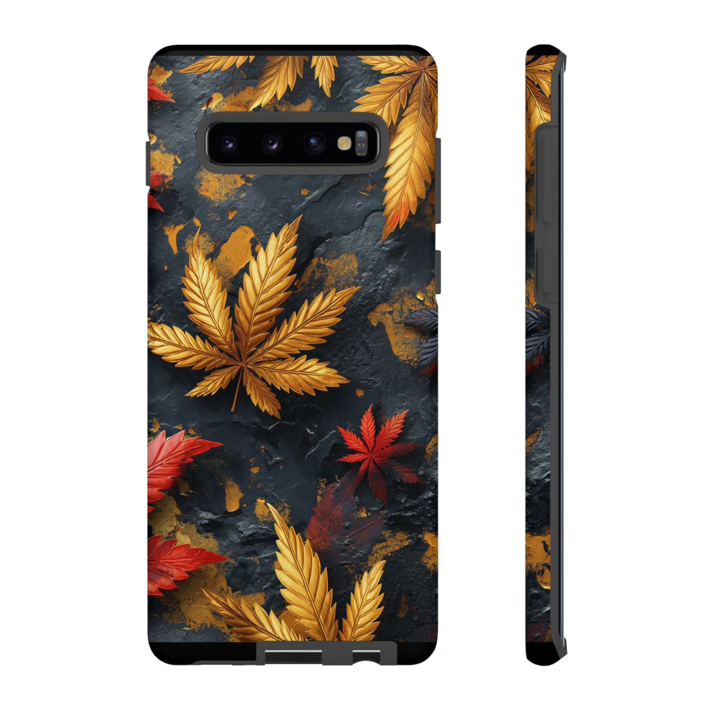 Tough Phone Case Cannabis Gold