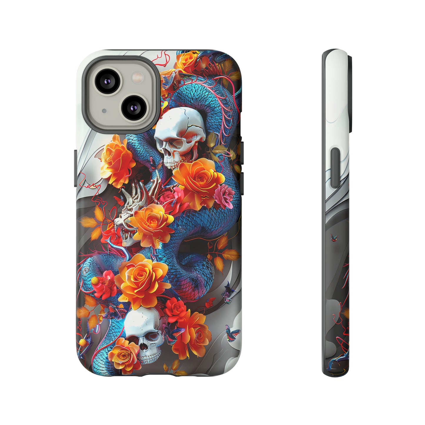 Tough Phone Case Skull 02