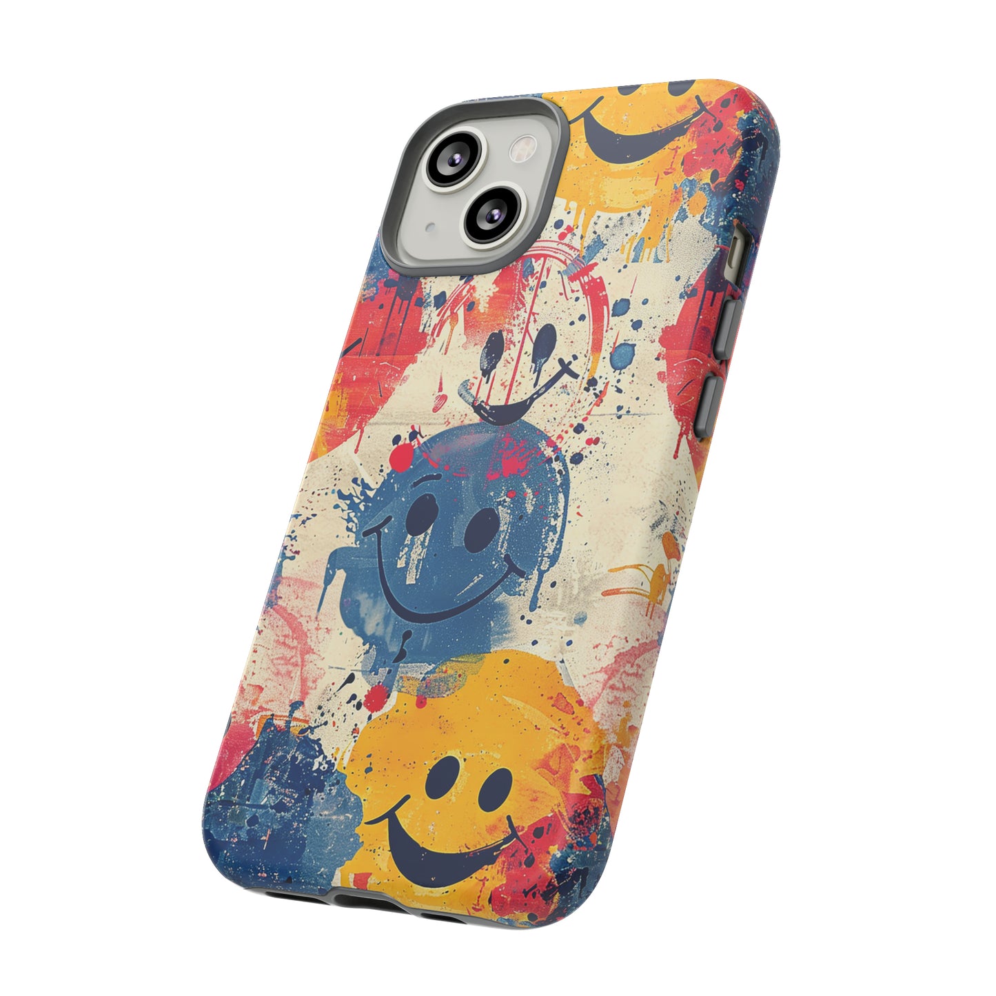 Tough Phone Case Happy Face