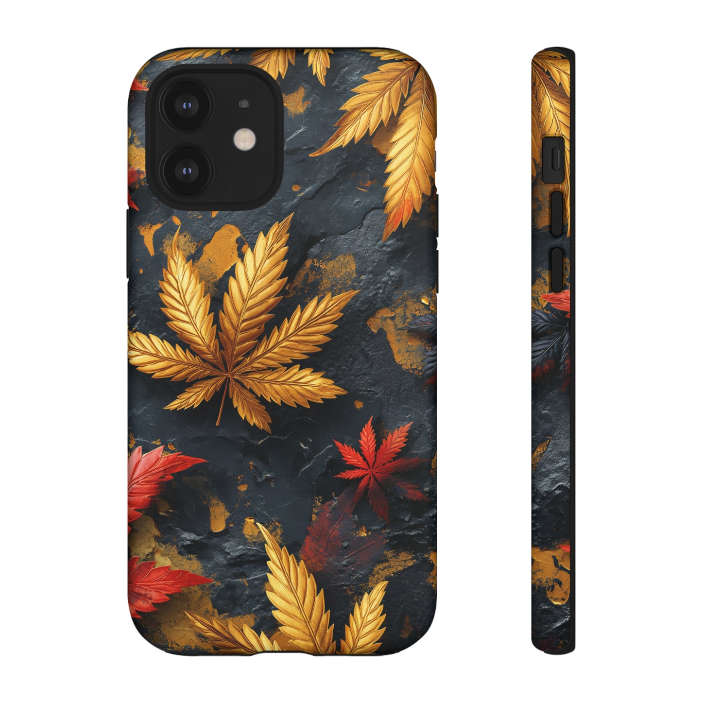 Tough Phone Case Cannabis Gold