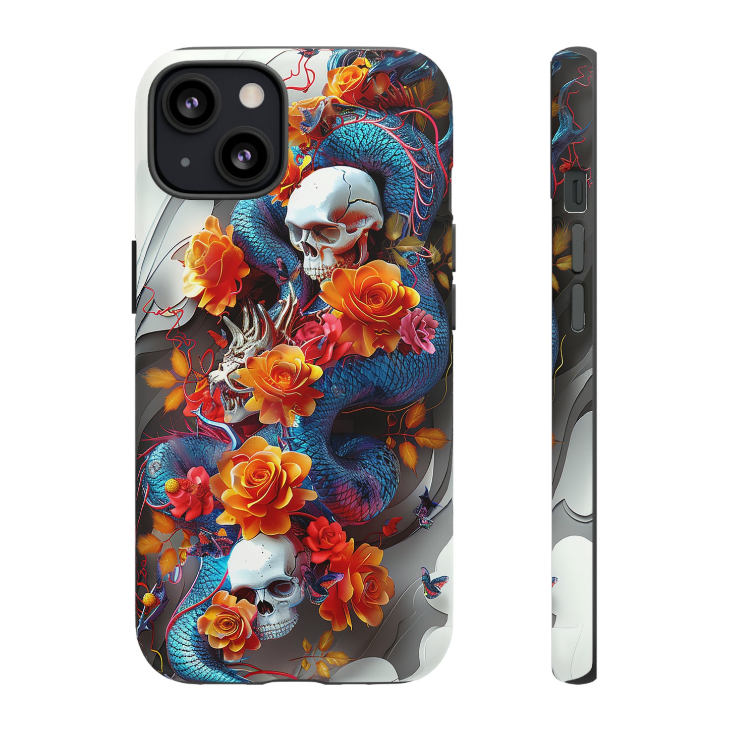 Tough Phone Case Skull 02