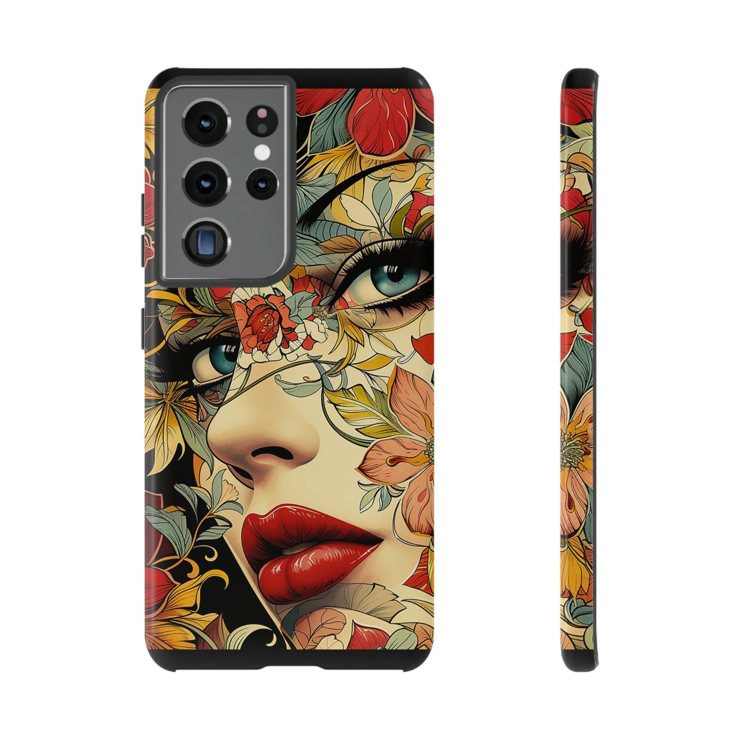 Tough Phone Case Lady Red