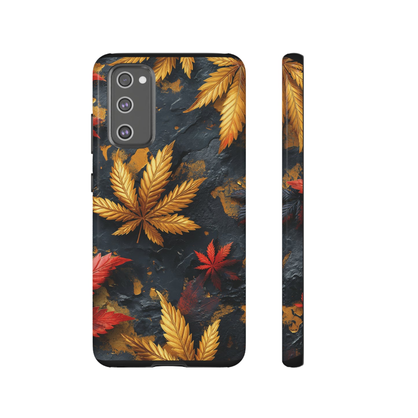 Tough Phone Case Cannabis Gold