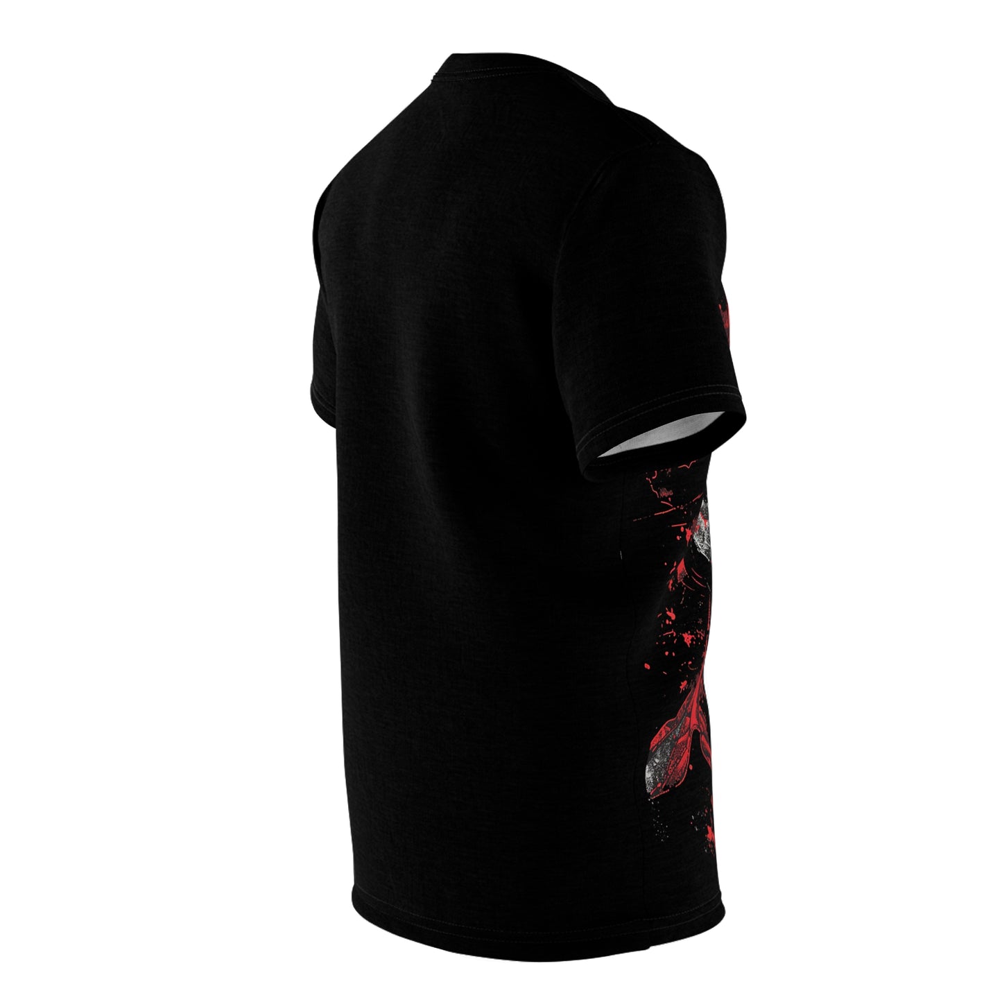 Dark Red Hat Skull Graphic Tee