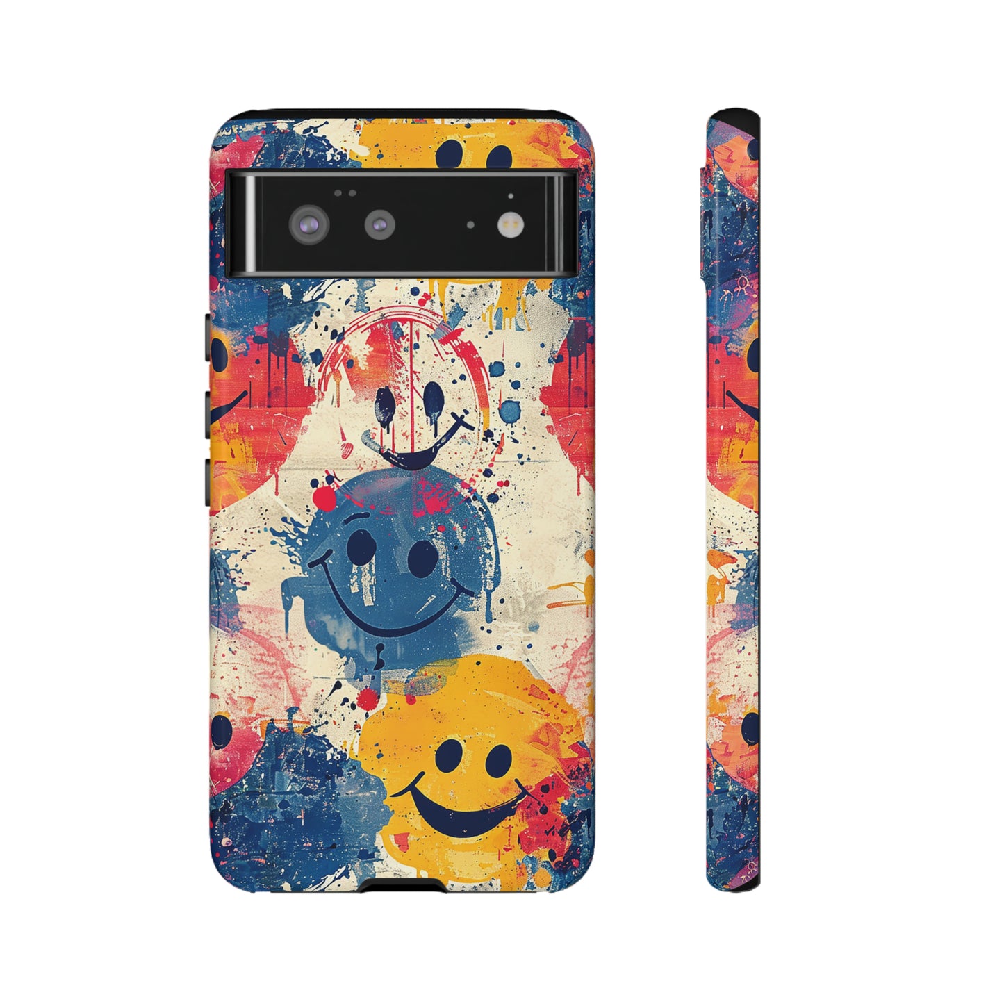 Tough Phone Case Happy Face