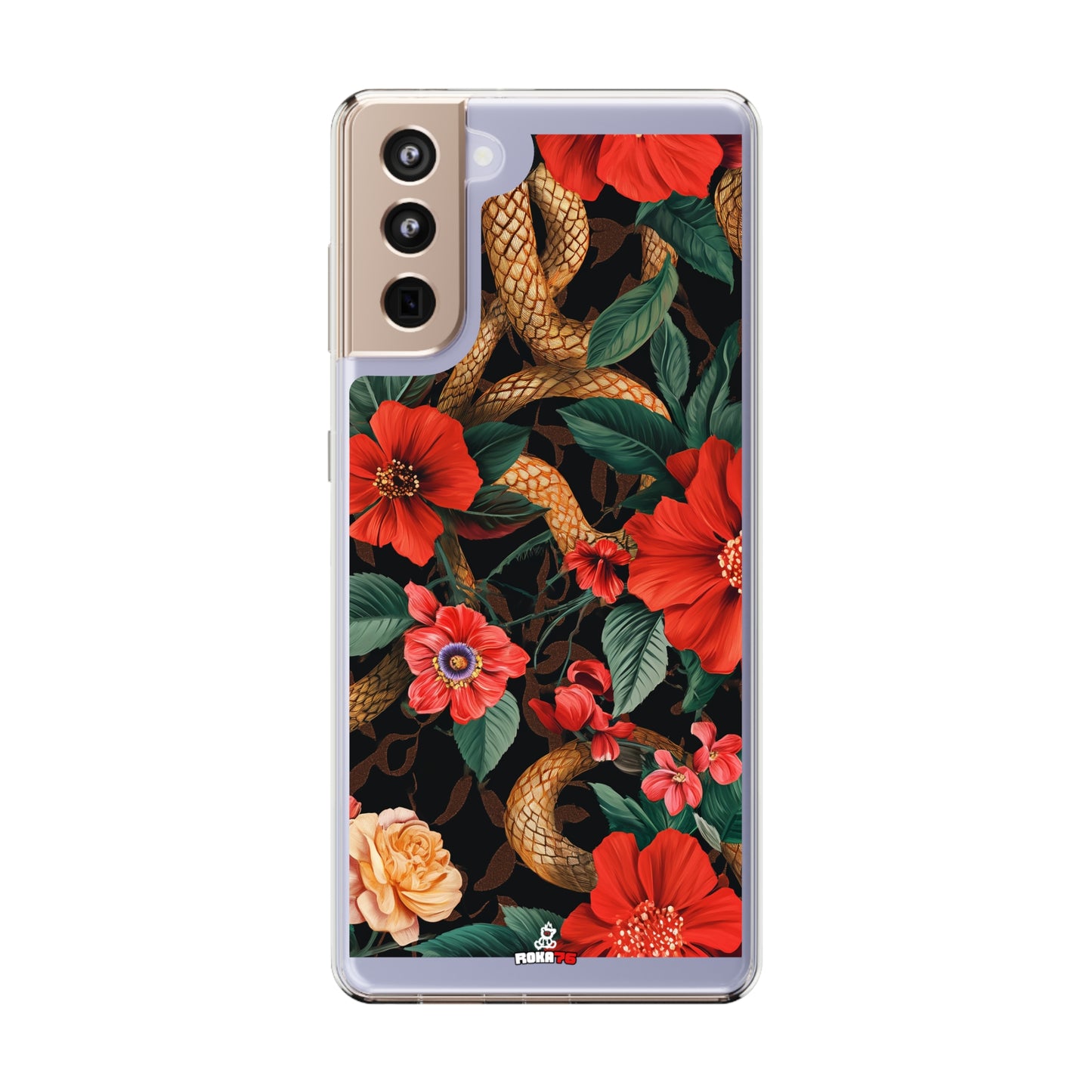 Clear Phone Cases Rose Garden