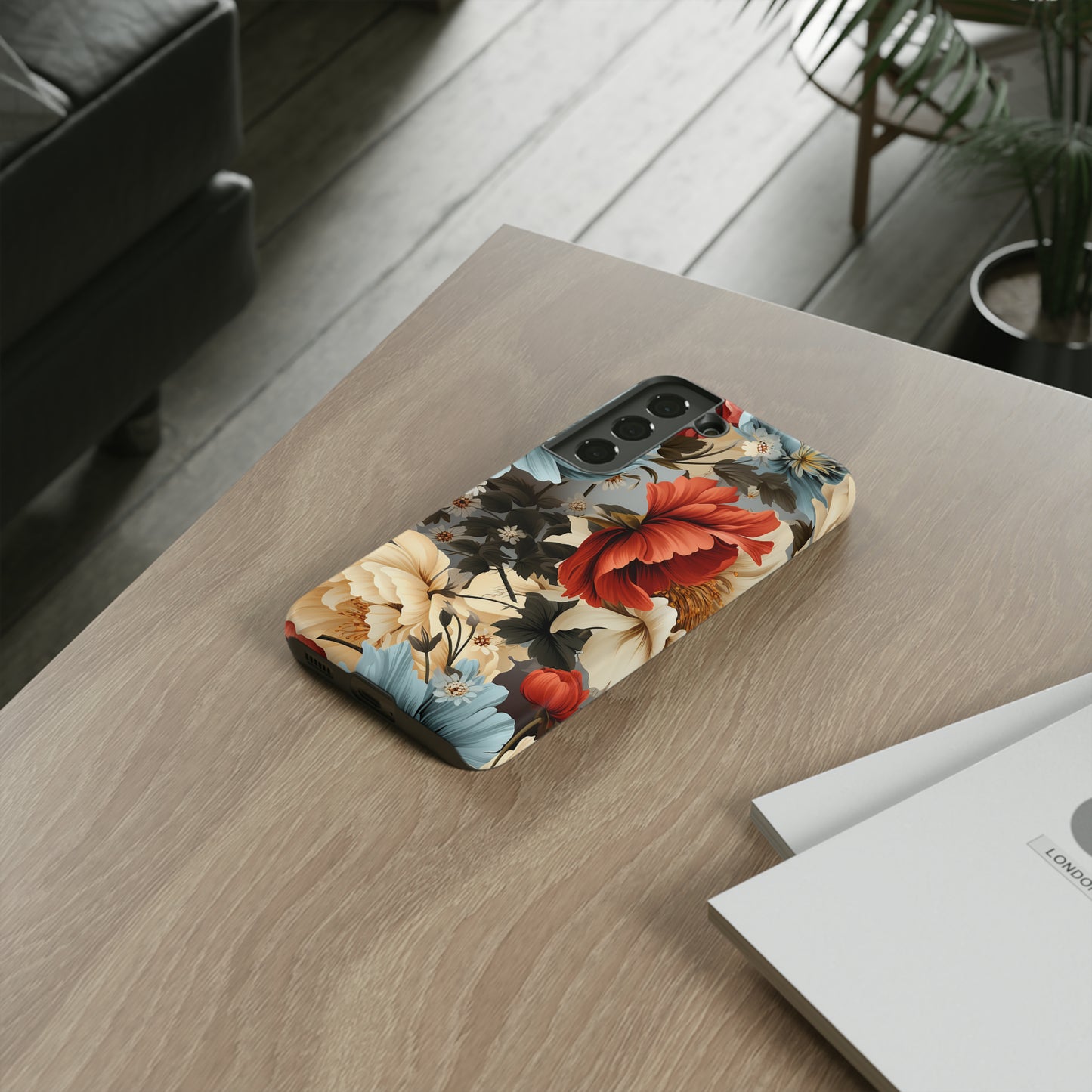 Tough Phone Case Floral