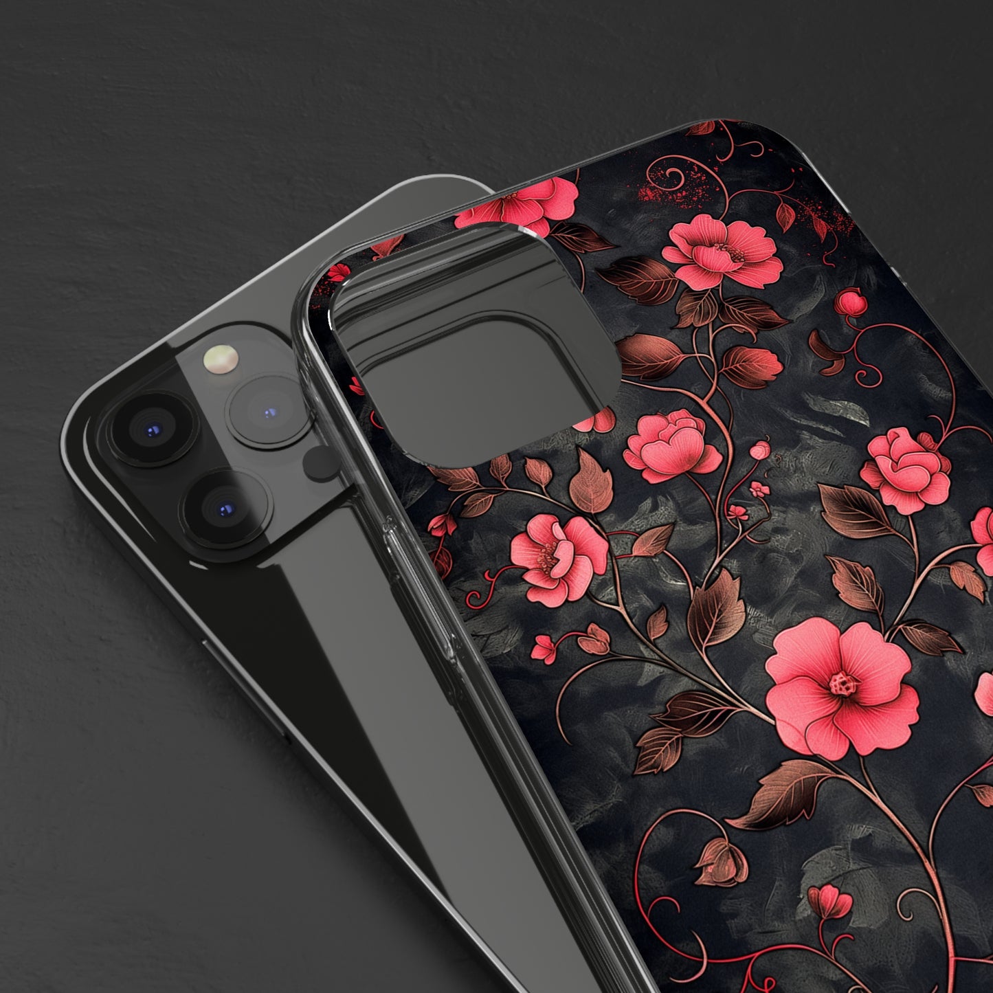 Clear Phone Cases Floral Art