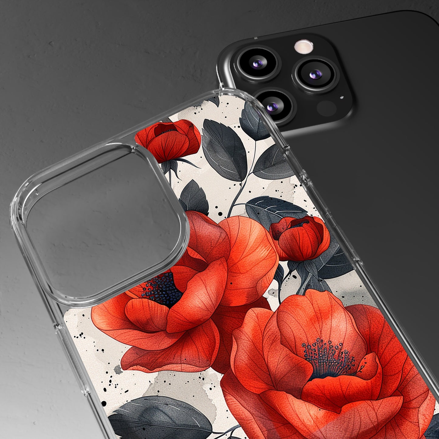 Clear Phone Cases Floral