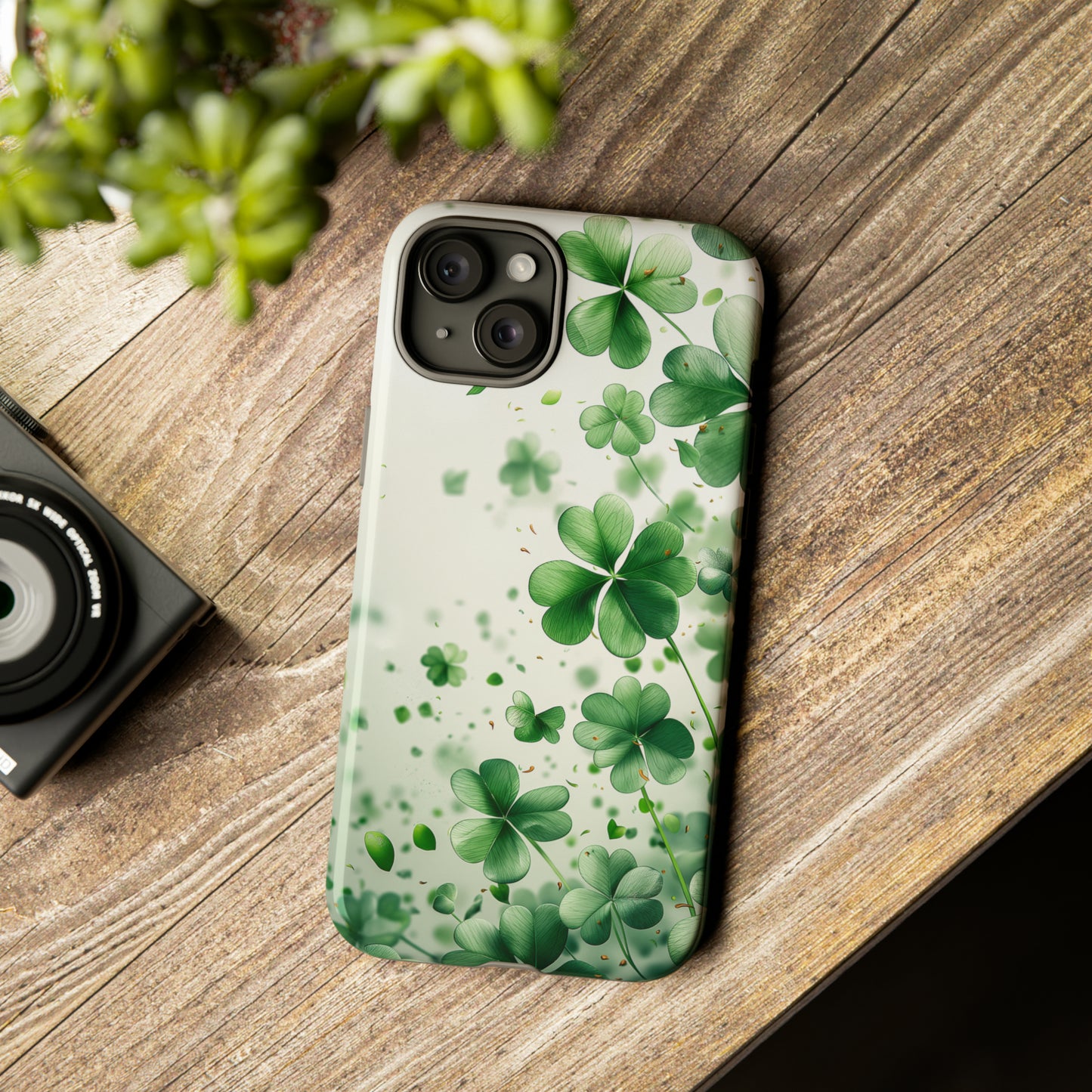 Tough Phone Case Four Leaf Clover