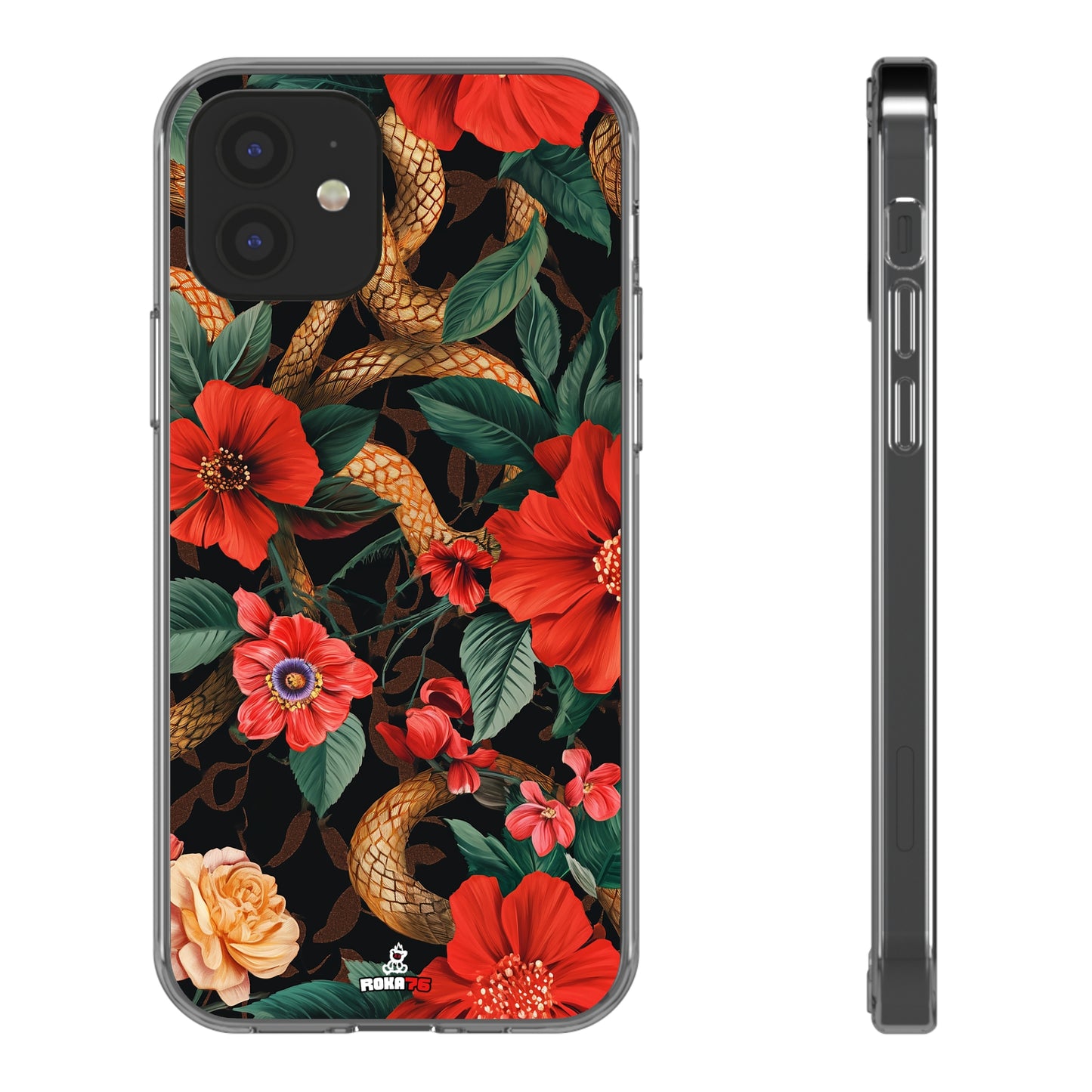 Clear Phone Cases Rose Garden