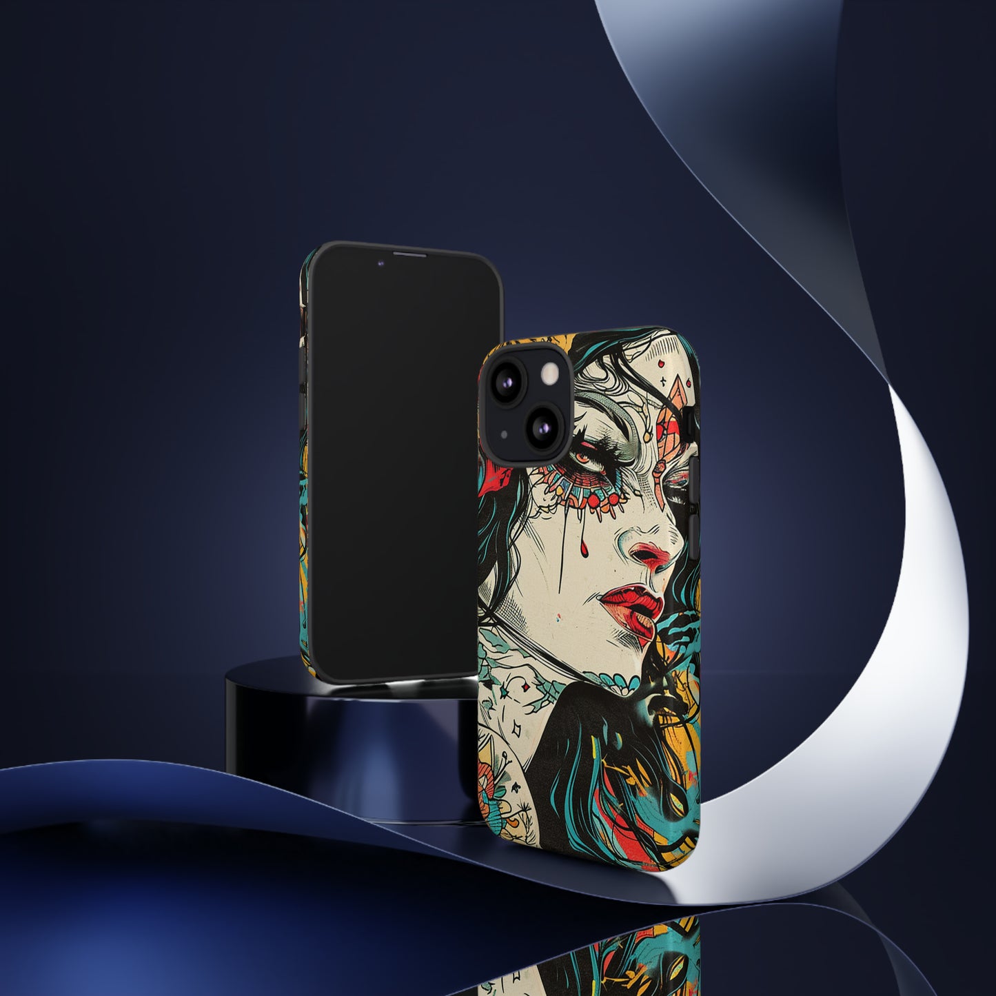 Tough Phone Case Lady 02