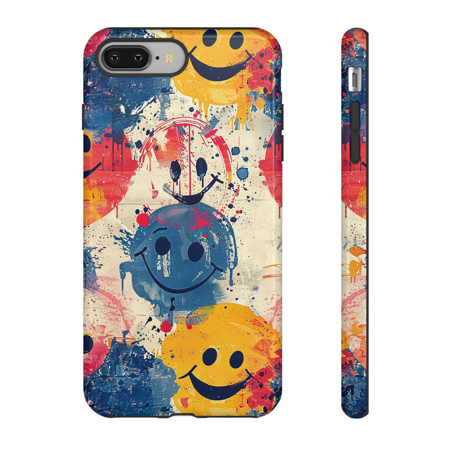 Tough Phone Case Happy Face