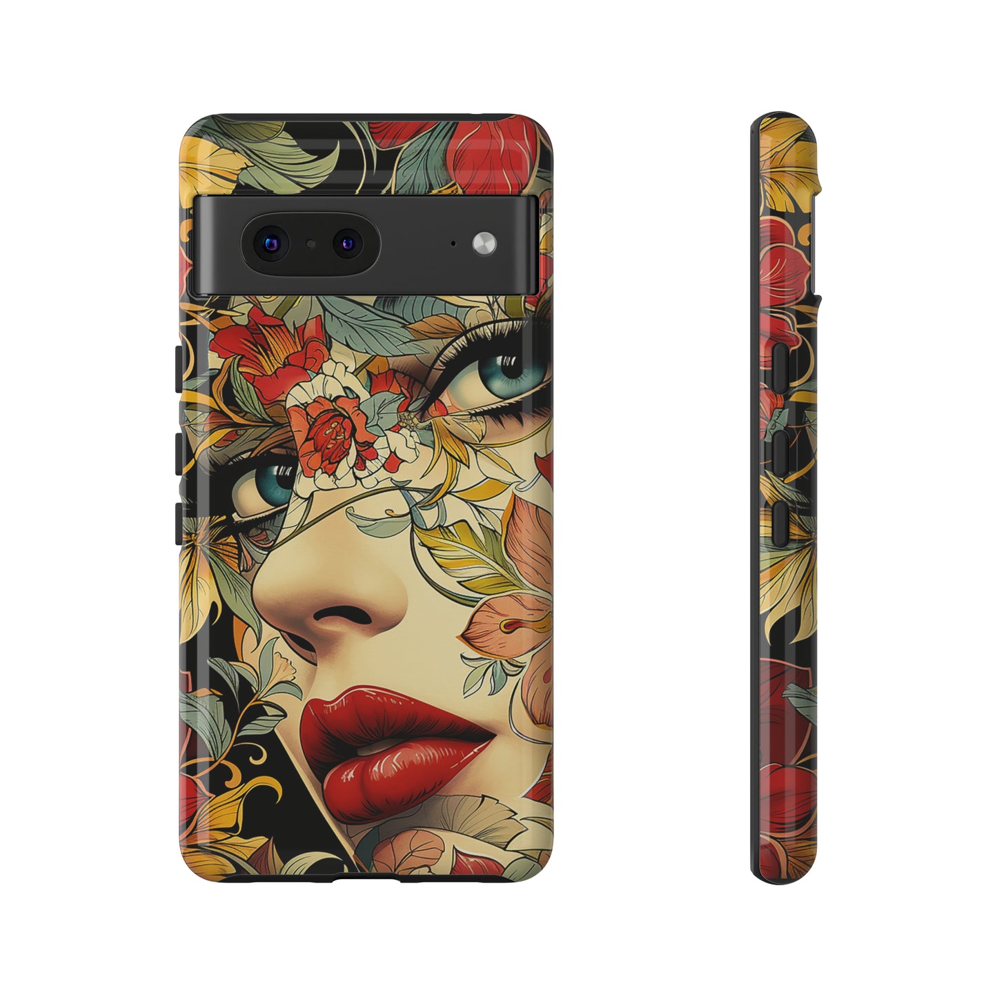 Tough Phone Case Lady Red