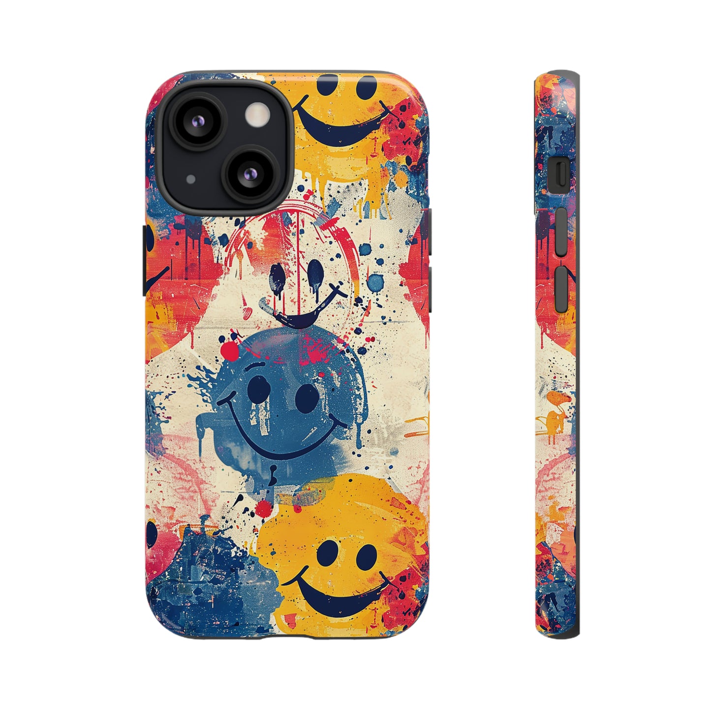 Tough Phone Case Happy Face