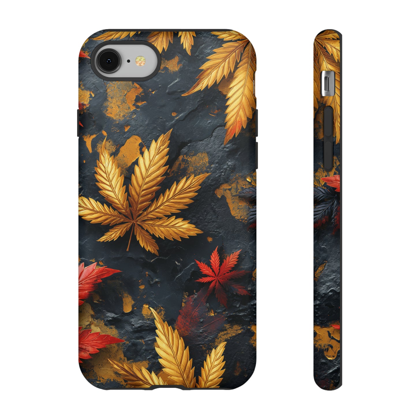 Tough Phone Case Cannabis Gold