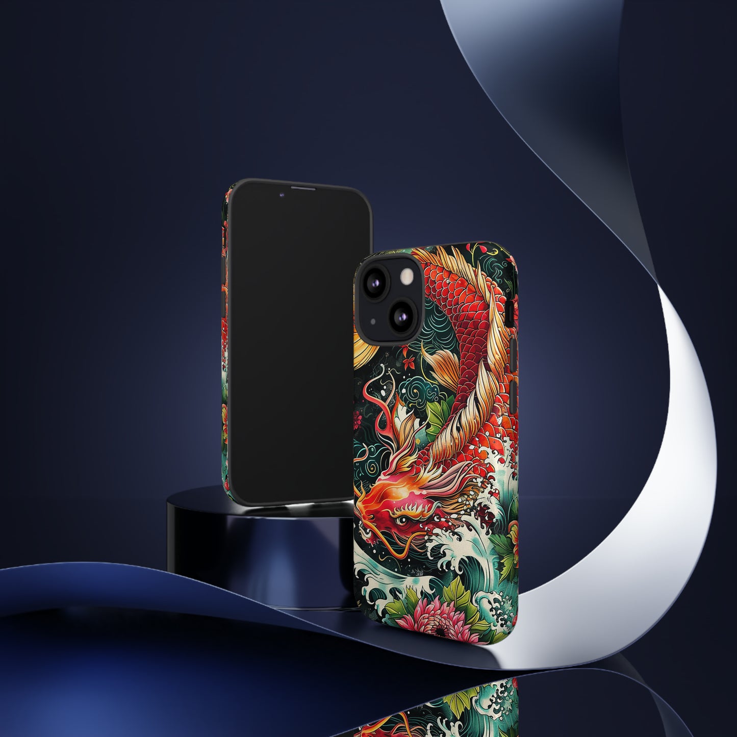 Tough Phone Case Japanese Koi Fish