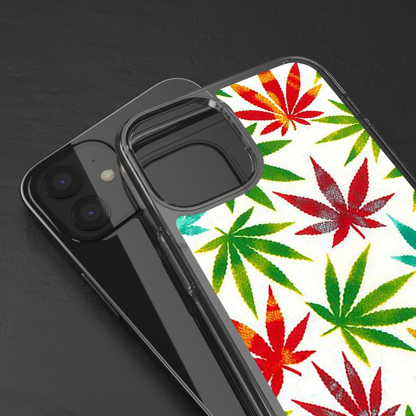 Clear Phone Cases Graphic Cannabis