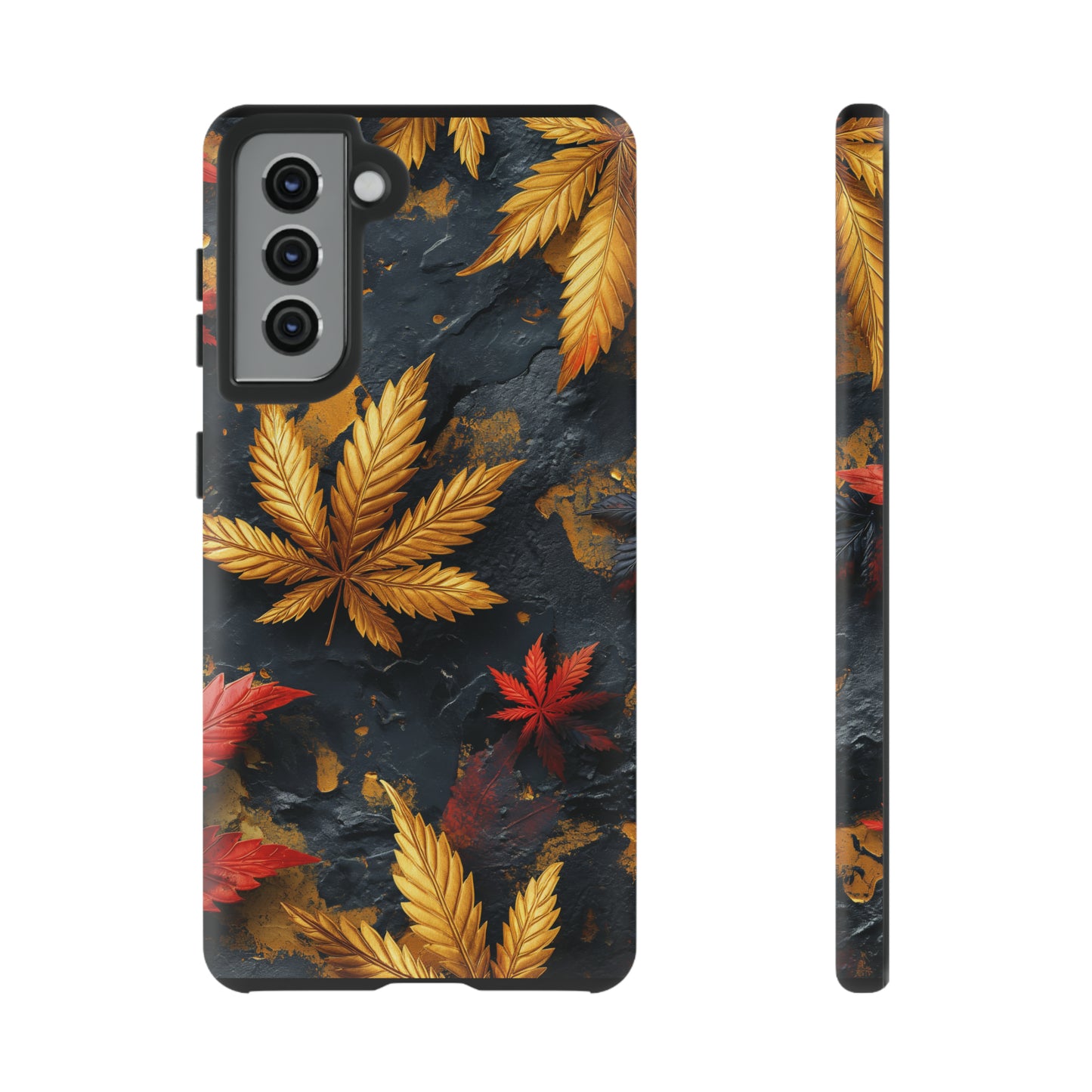 Tough Phone Case Cannabis Gold