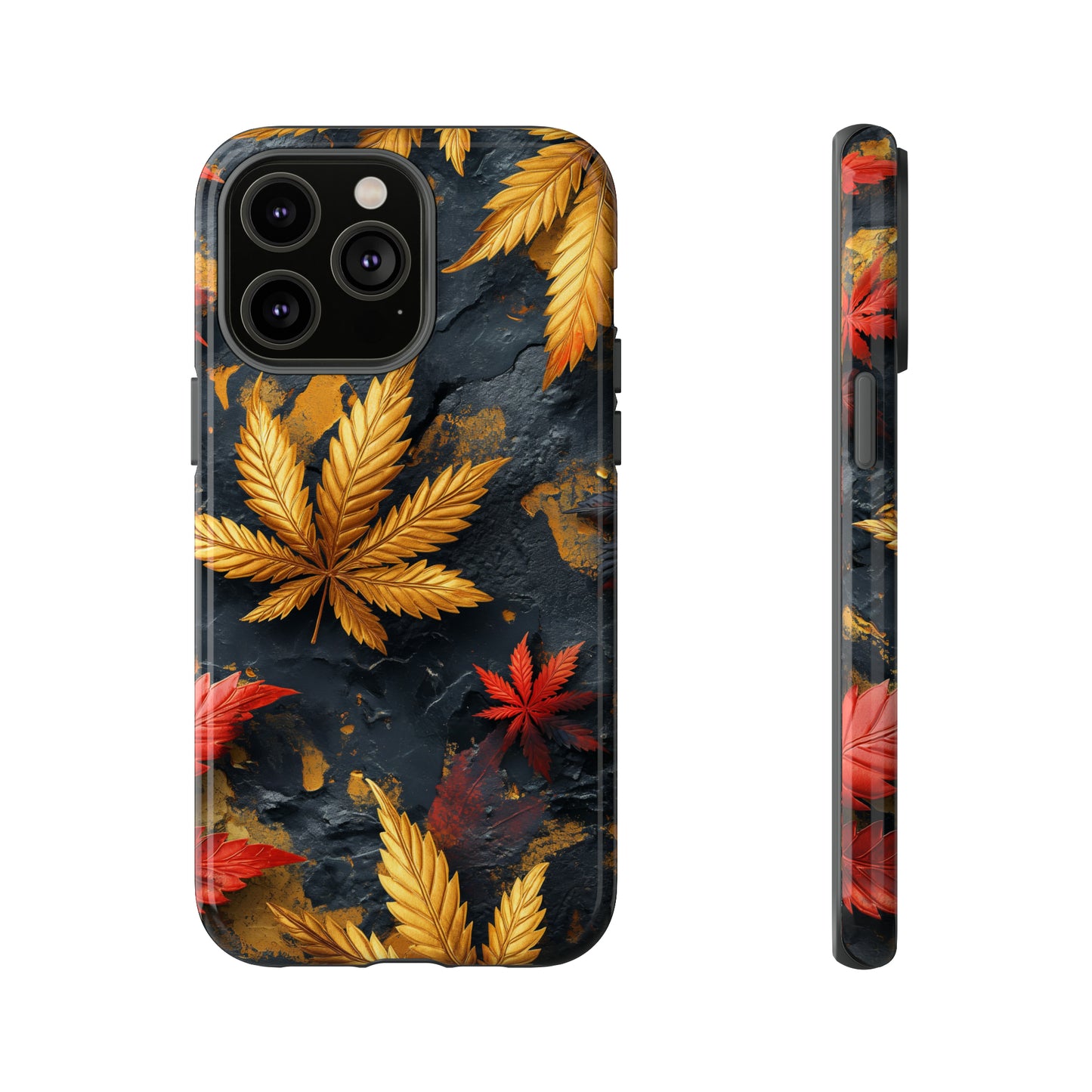 Tough Phone Case Cannabis Gold