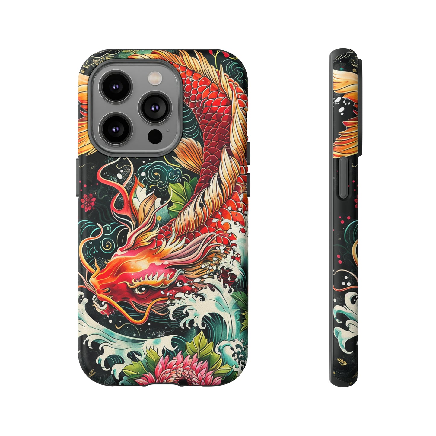 Tough Phone Case Japanese Koi Fish