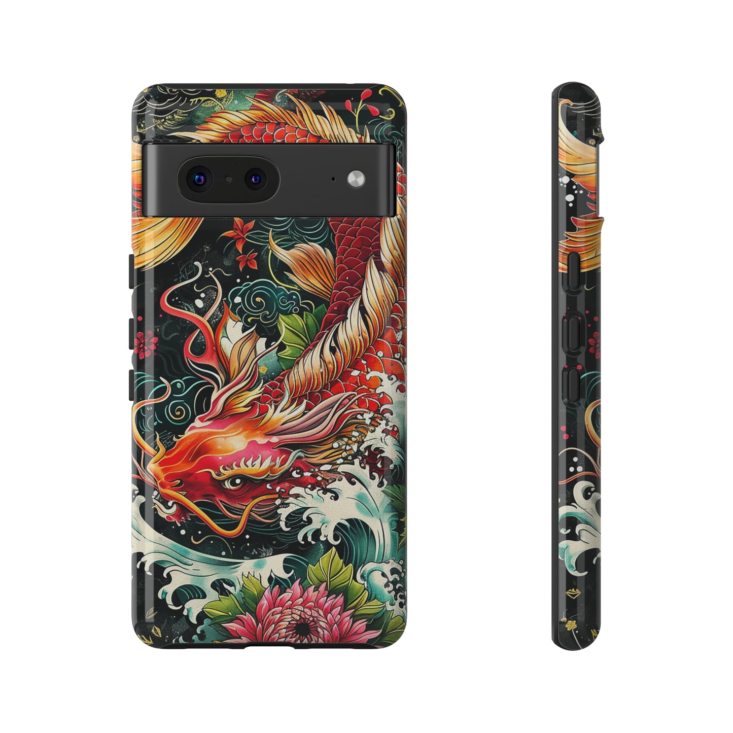 Tough Phone Case Japanese Koi Fish